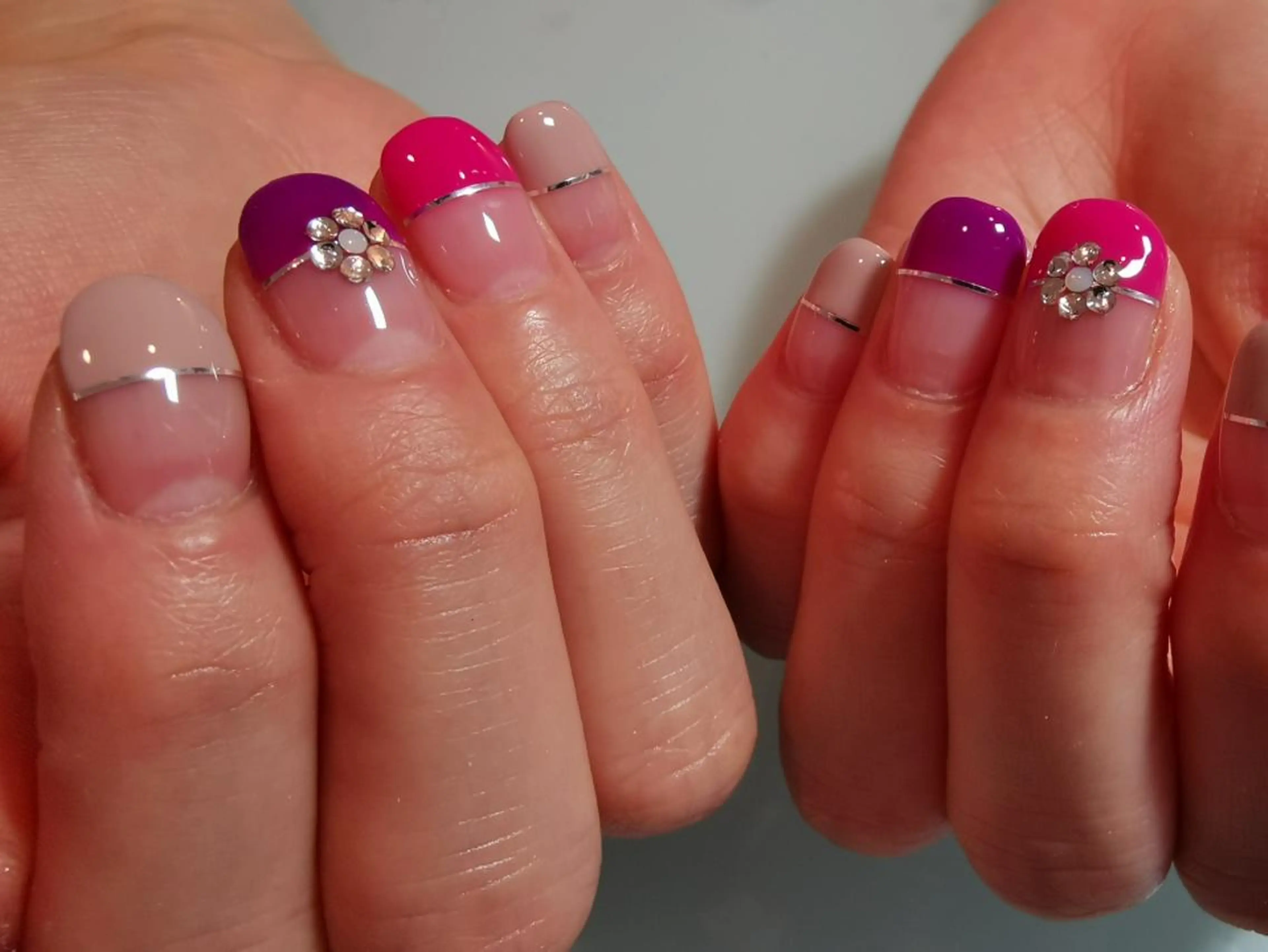 ネイル カラー フレンチネイル 人気エリア💖完全個室【ルリエ】所属・ネイルサロン Lelienルリエのネイルデザイン