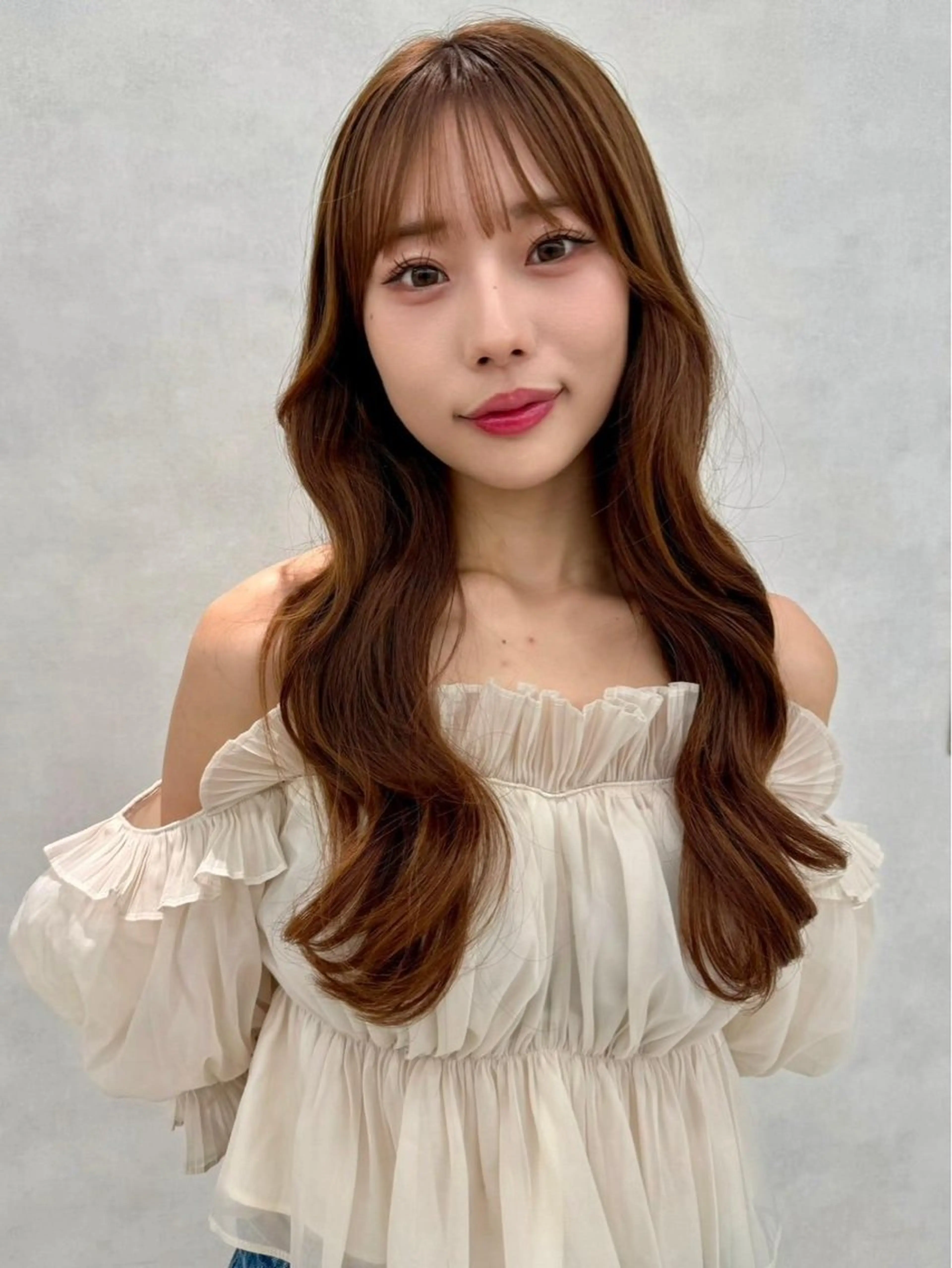 セミロング 【韓国ヘア】公式 🇰🇷Ash中野のヘアスタイル