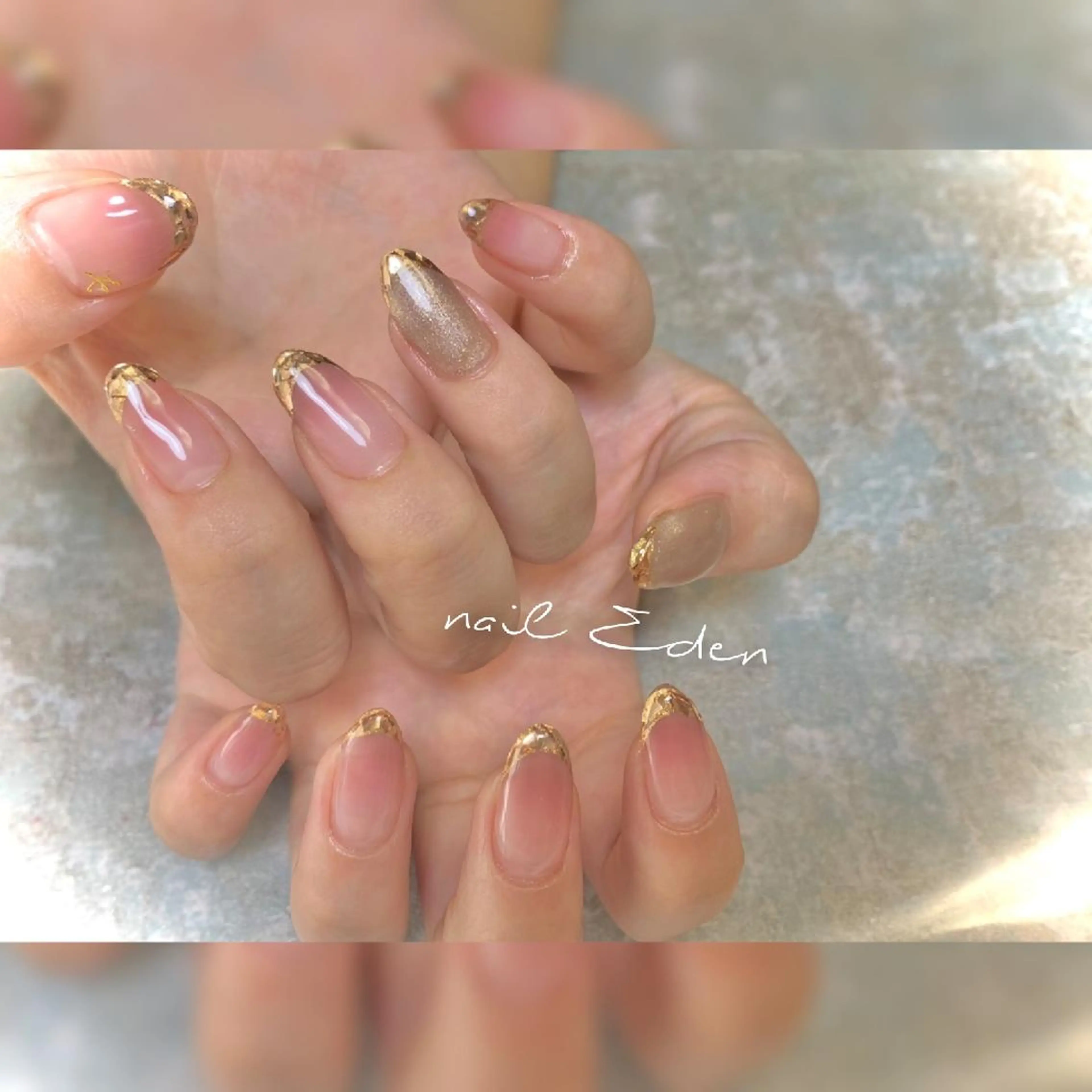 ネイル 持ち込み ハンドネイル ハンドケア Eden　private nail saron所属・Eden ♾️のネイルデザイン