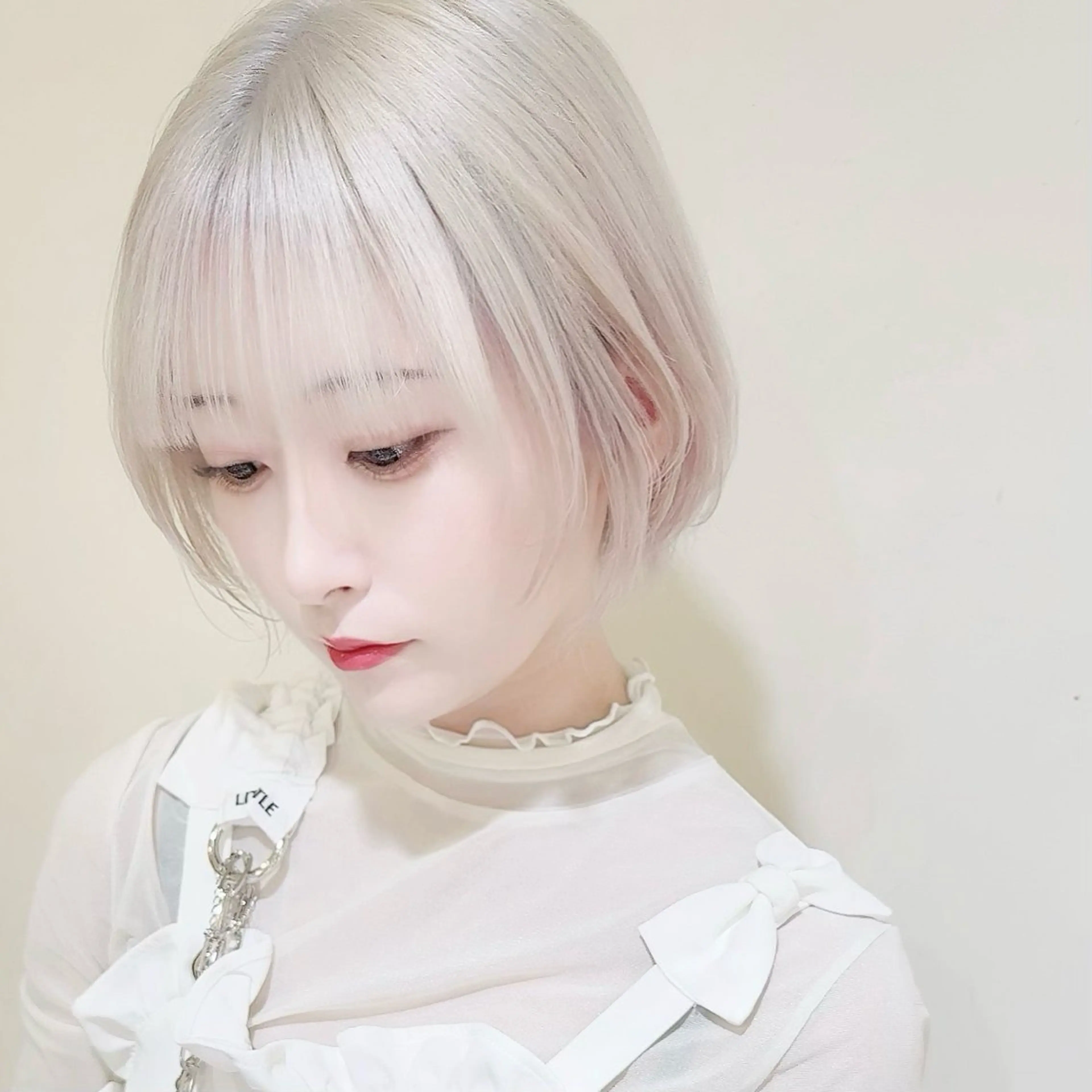 ❤️透明感❤️ ケアブリーチ+透明感カラー+1 stepトリートメント（ロング料金無し）の写真