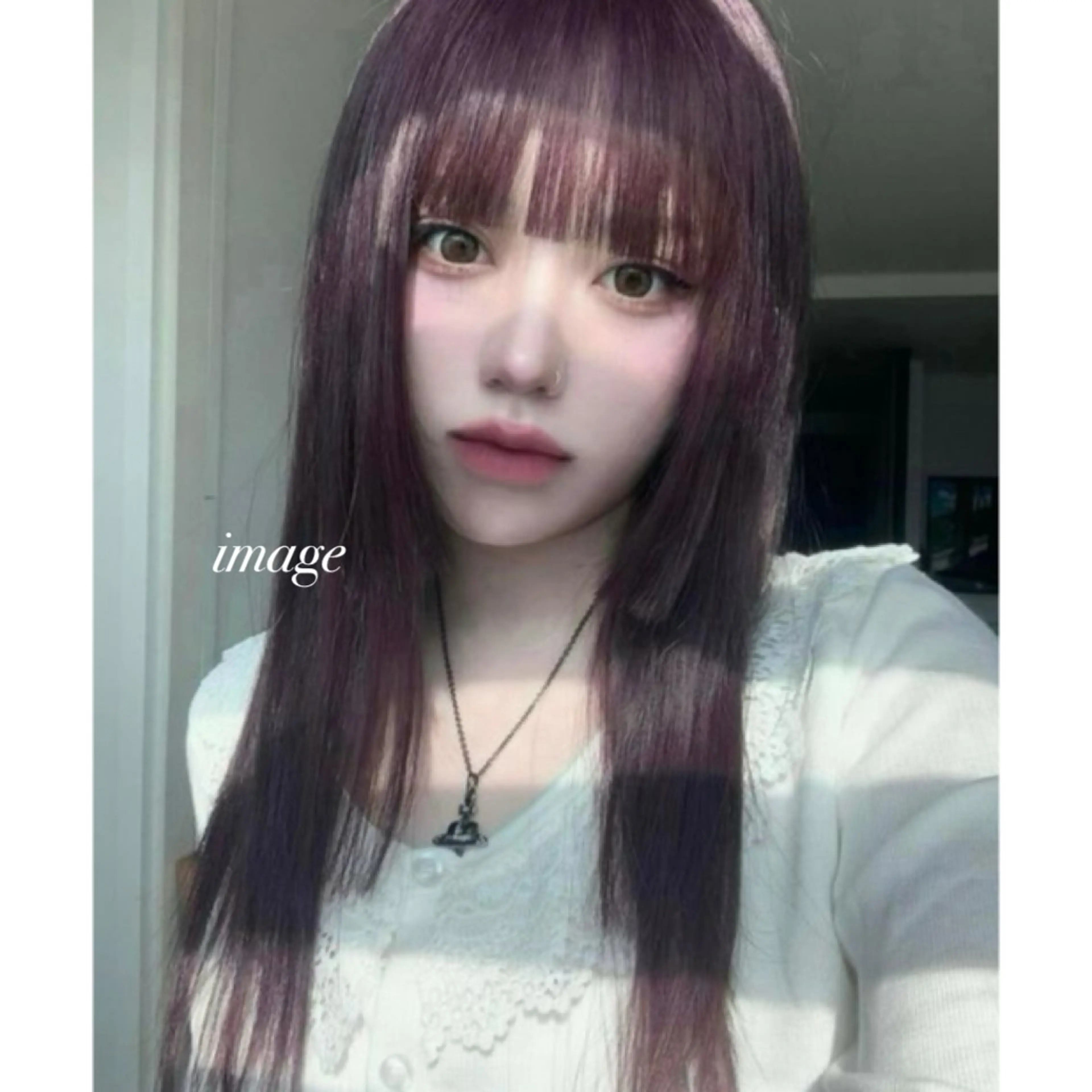 ロング カラー Kurumi🩶銀座 ラベンダーカラー🎀のヘアスタイル