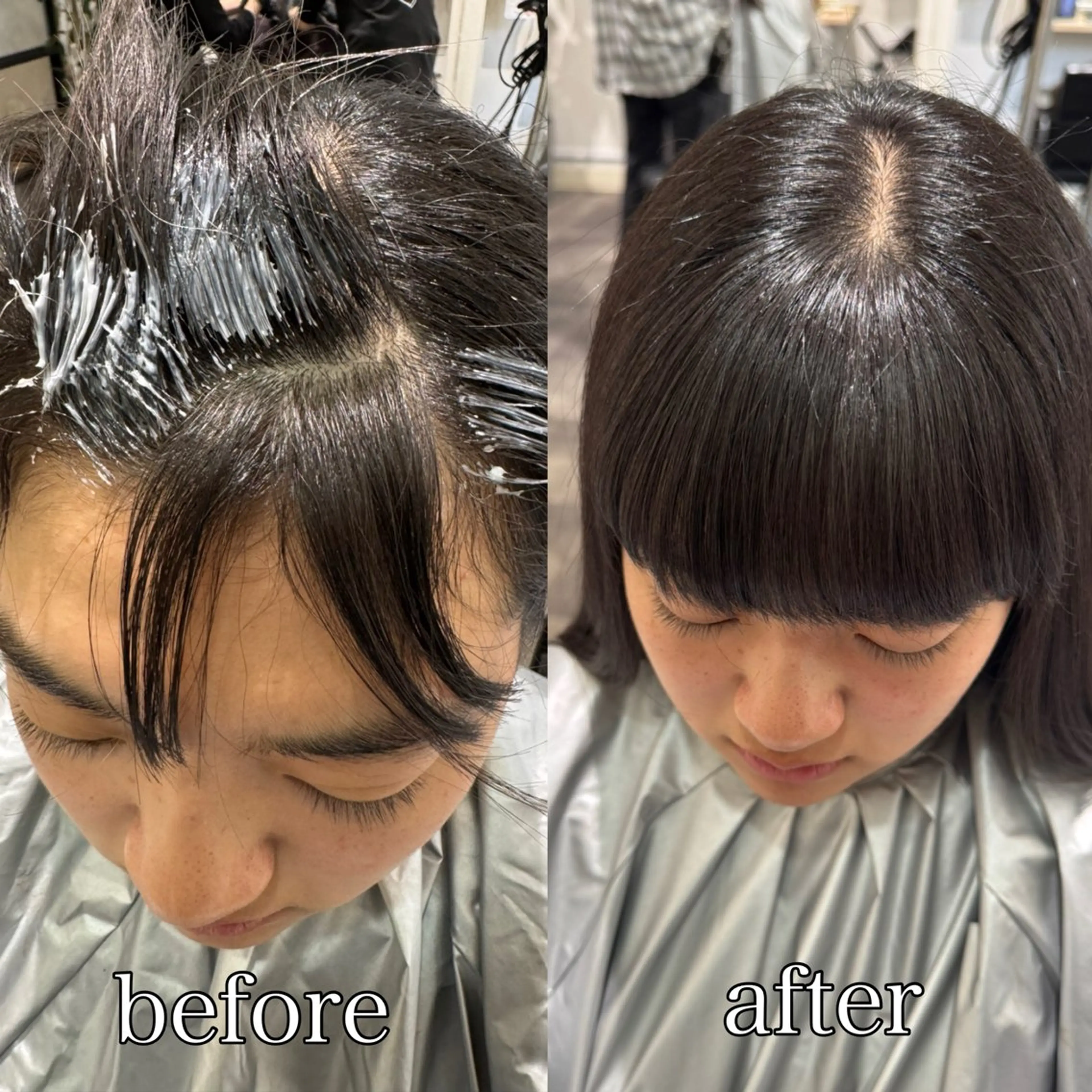 縮毛矯正 Takahiro 髪質改善のヘアスタイル