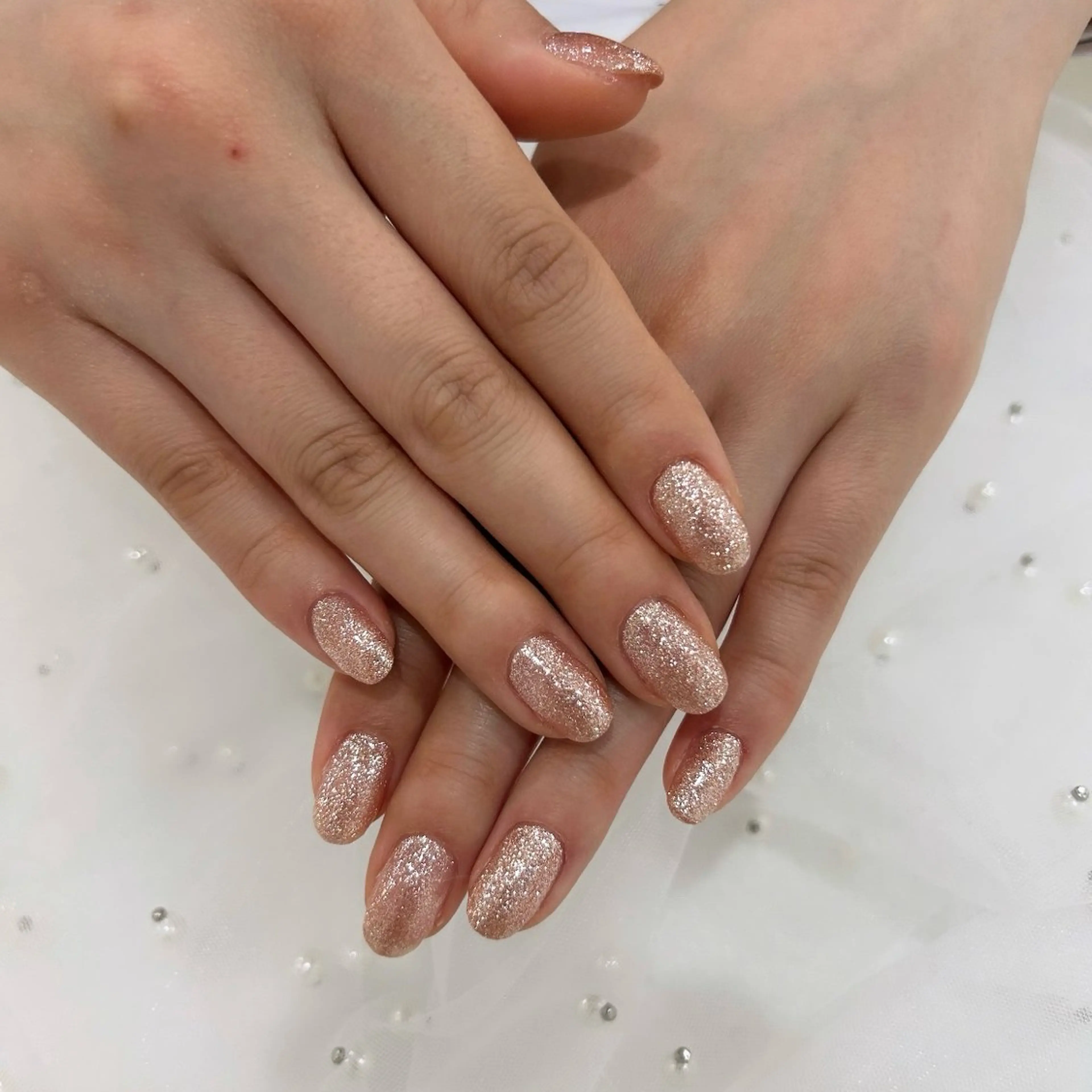 ネイル ラメ(グリッター) ワンカラーネイル Luna 烏丸店所属・nail♡ wakanaのネイルデザイン