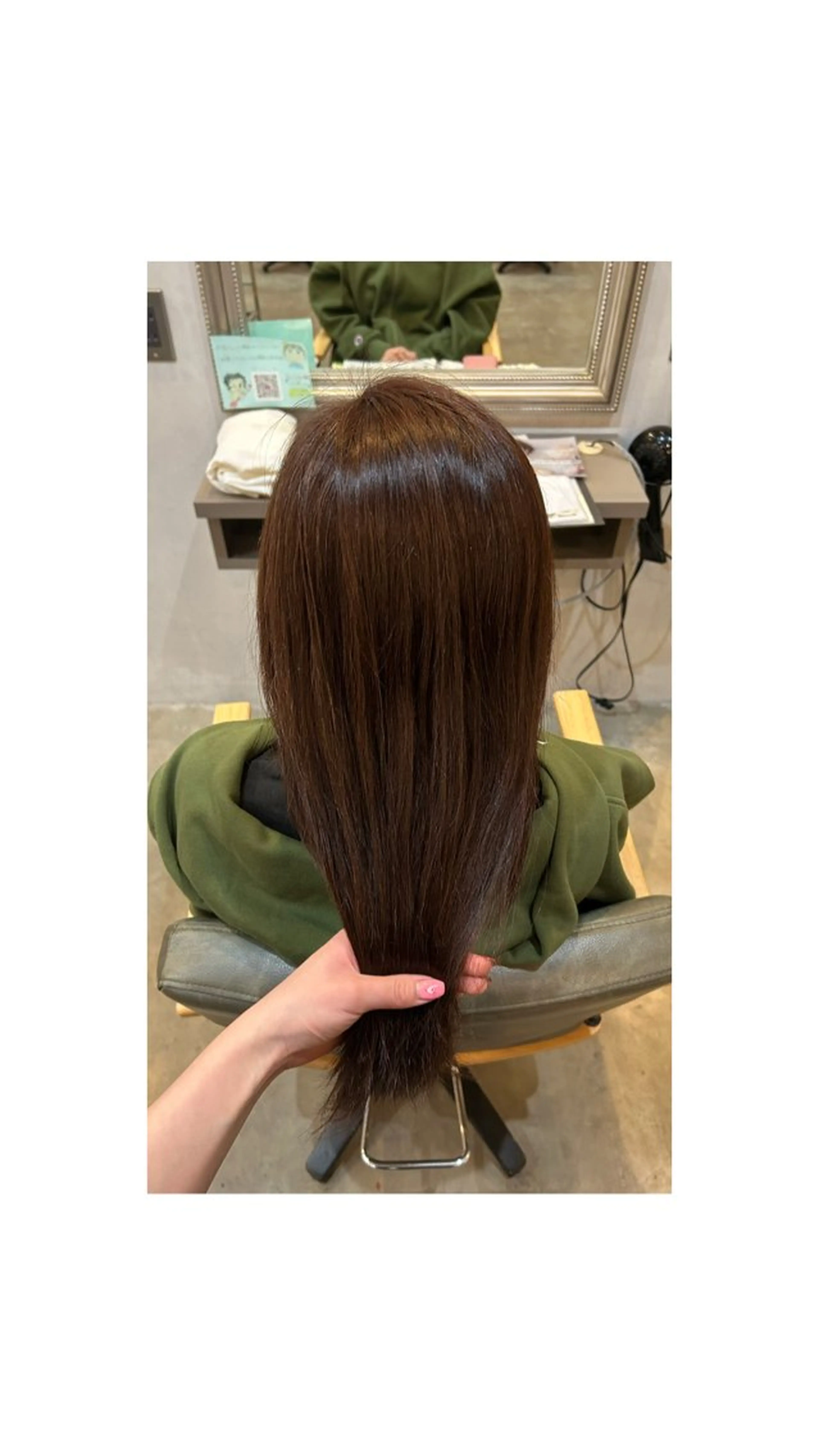 ロング 長谷川 楓恋のヘアスタイル