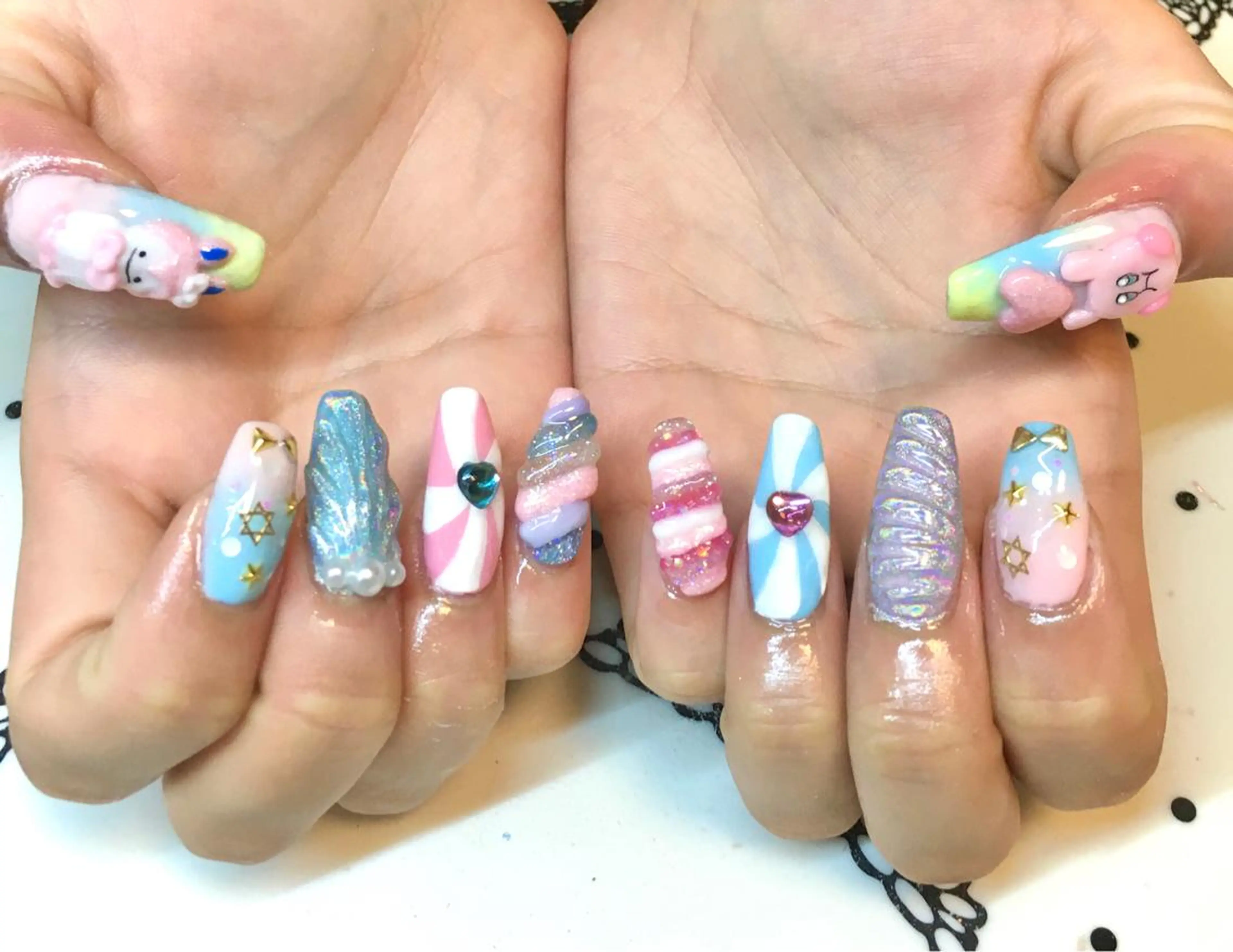 ネイル ジェルネイル スカルプネイル nailsalon sugarr所属・nailist cocoのネイルデザイン