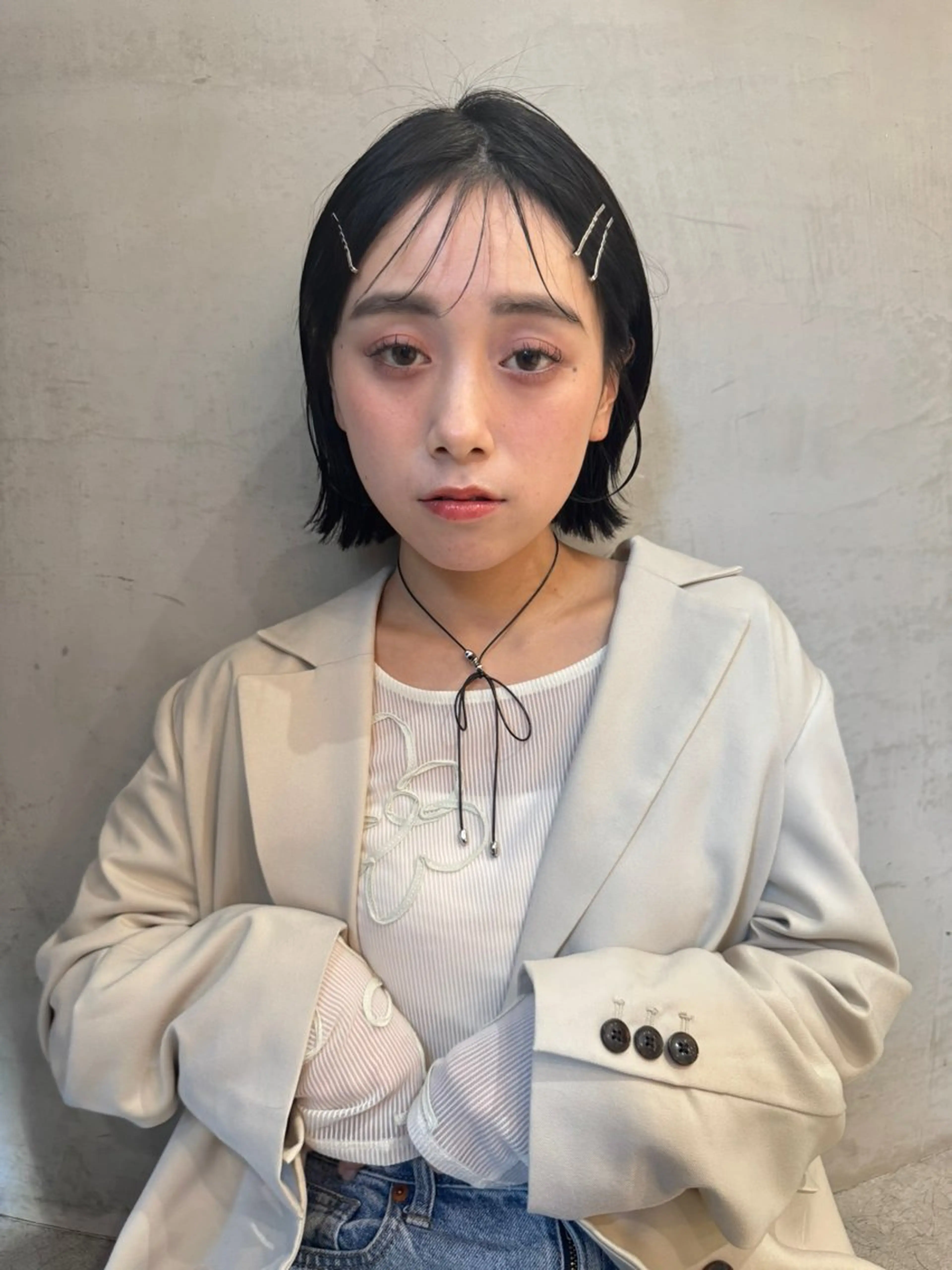 ミディアム Lond partir 【ロンド パルティール】所属・🫧ショート/ボブ/ パーマ/ゆーな🫧‪のヘアスタイル