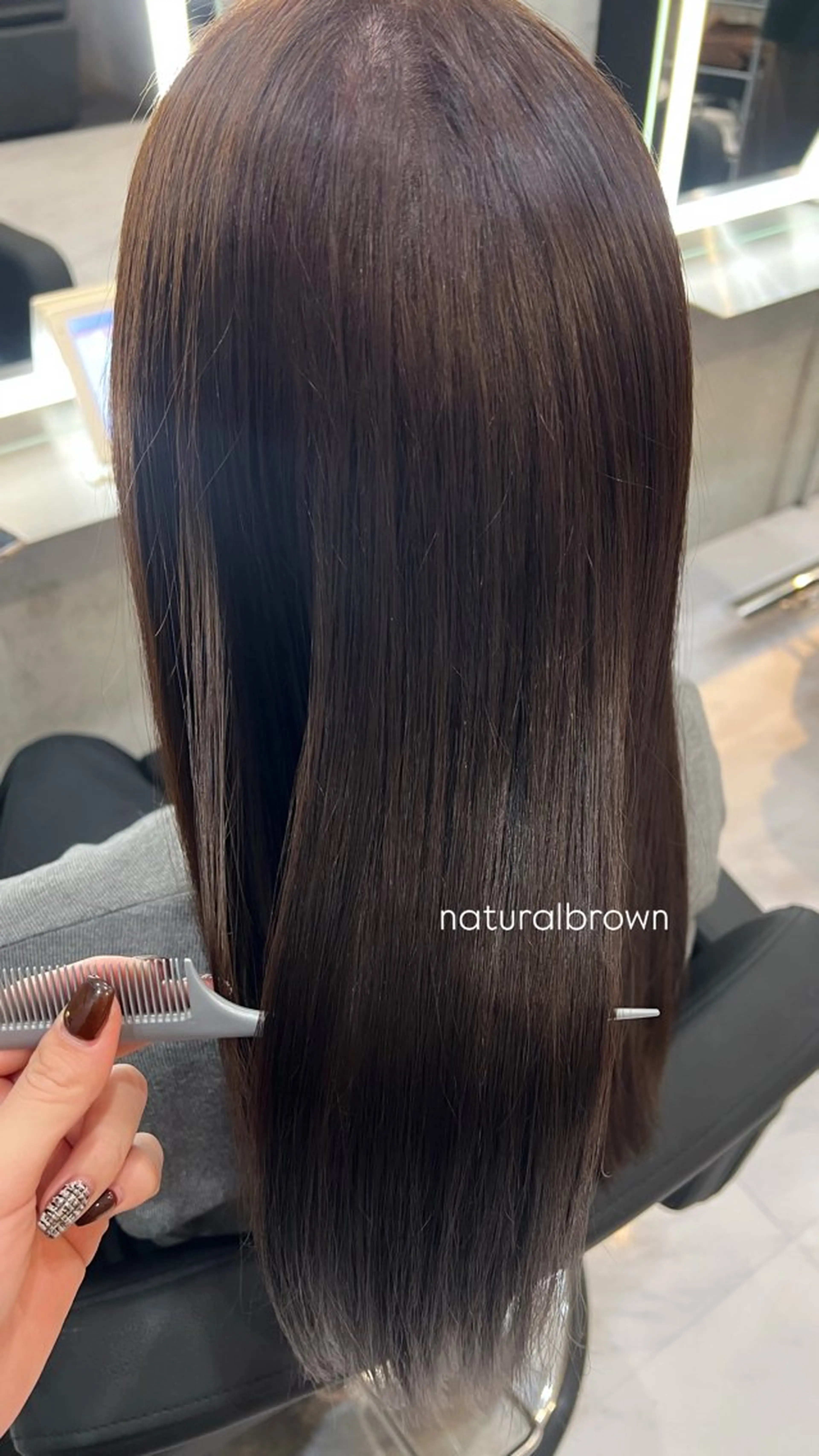 ロング カラー momoka🩶 艶カラー‪𓈒𓏸のヘアスタイル