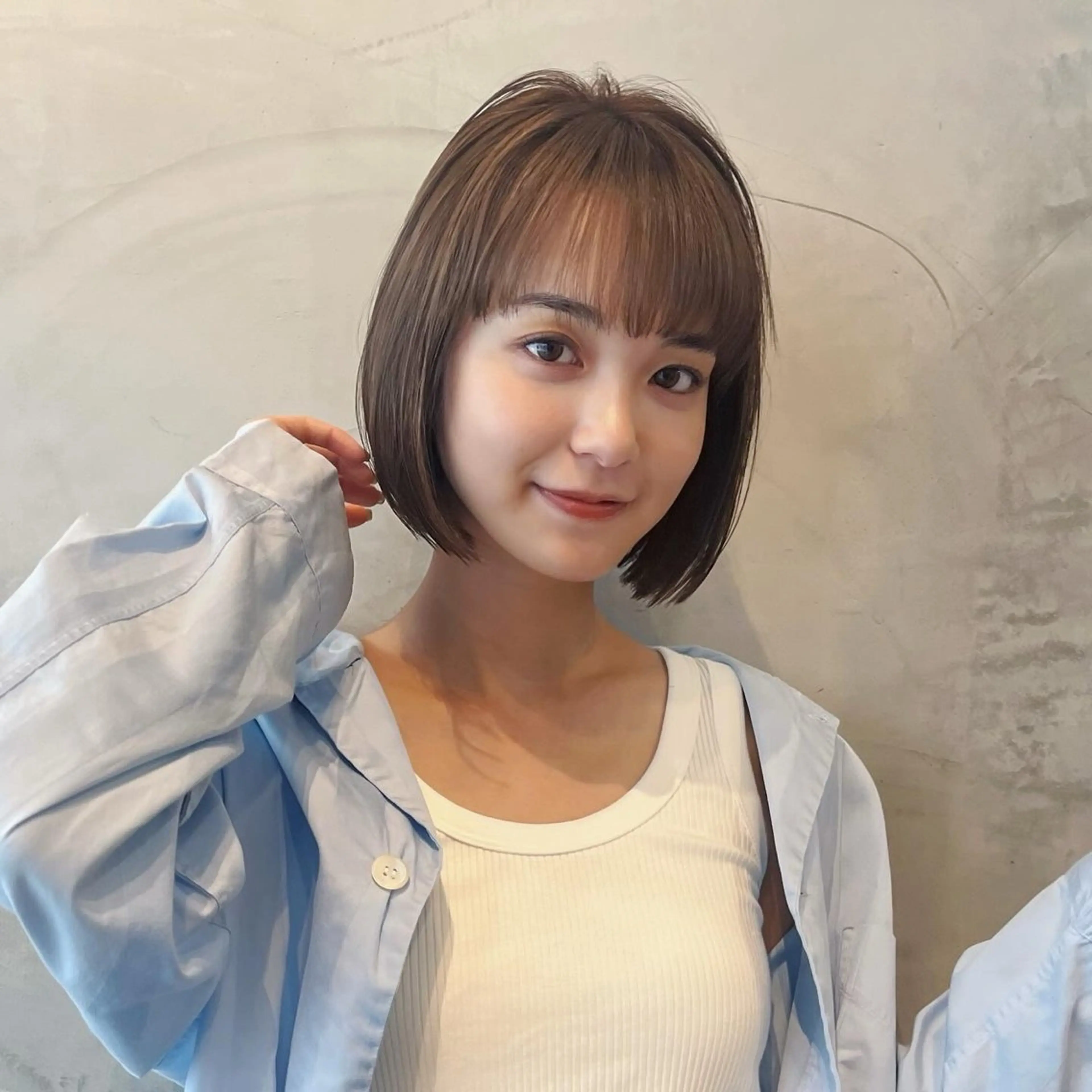 ミディアム ボブ くぎお けんじのヘアスタイル