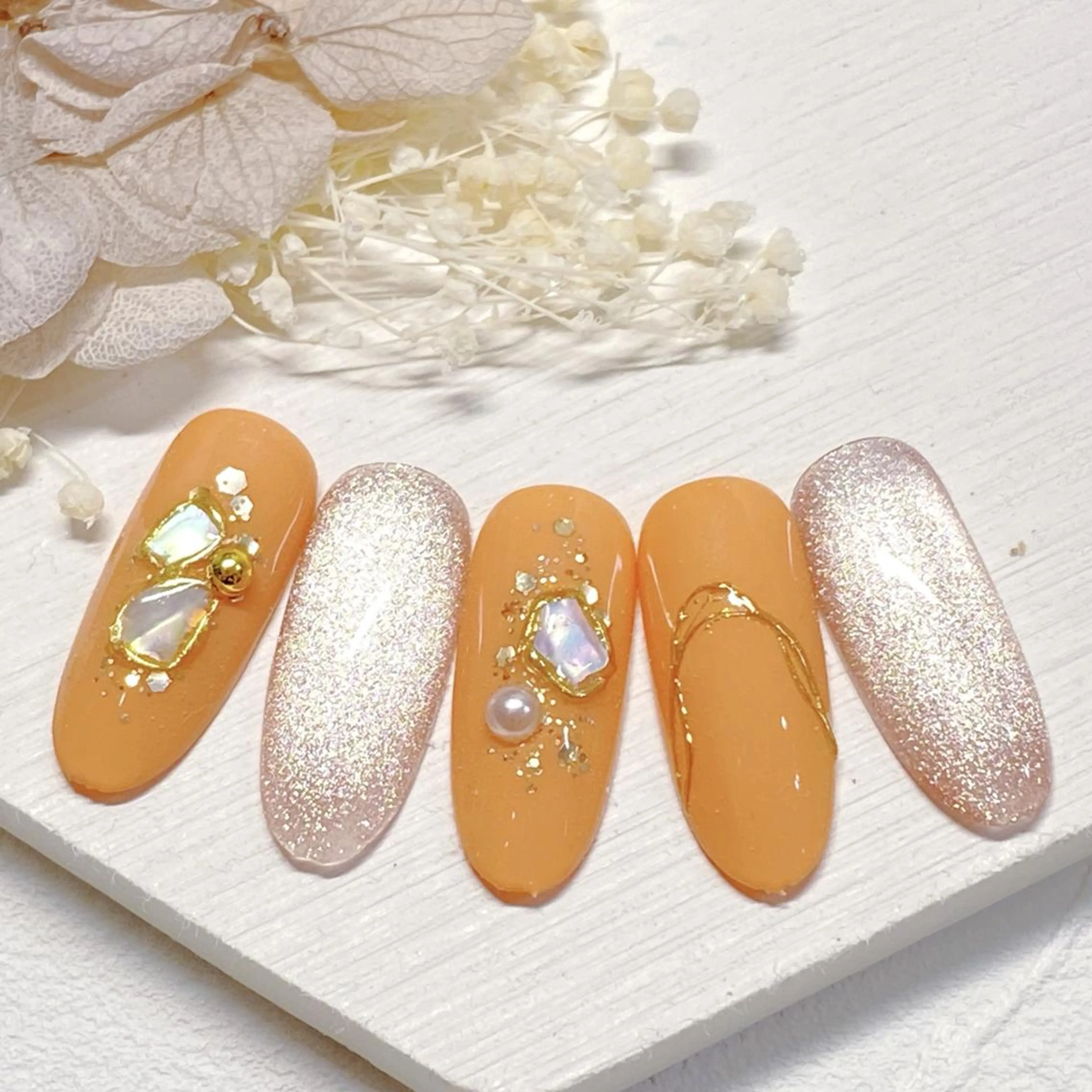 ネイル ハンドネイル ネイリストYuri シェルウェリナ船橋のネイルデザイン