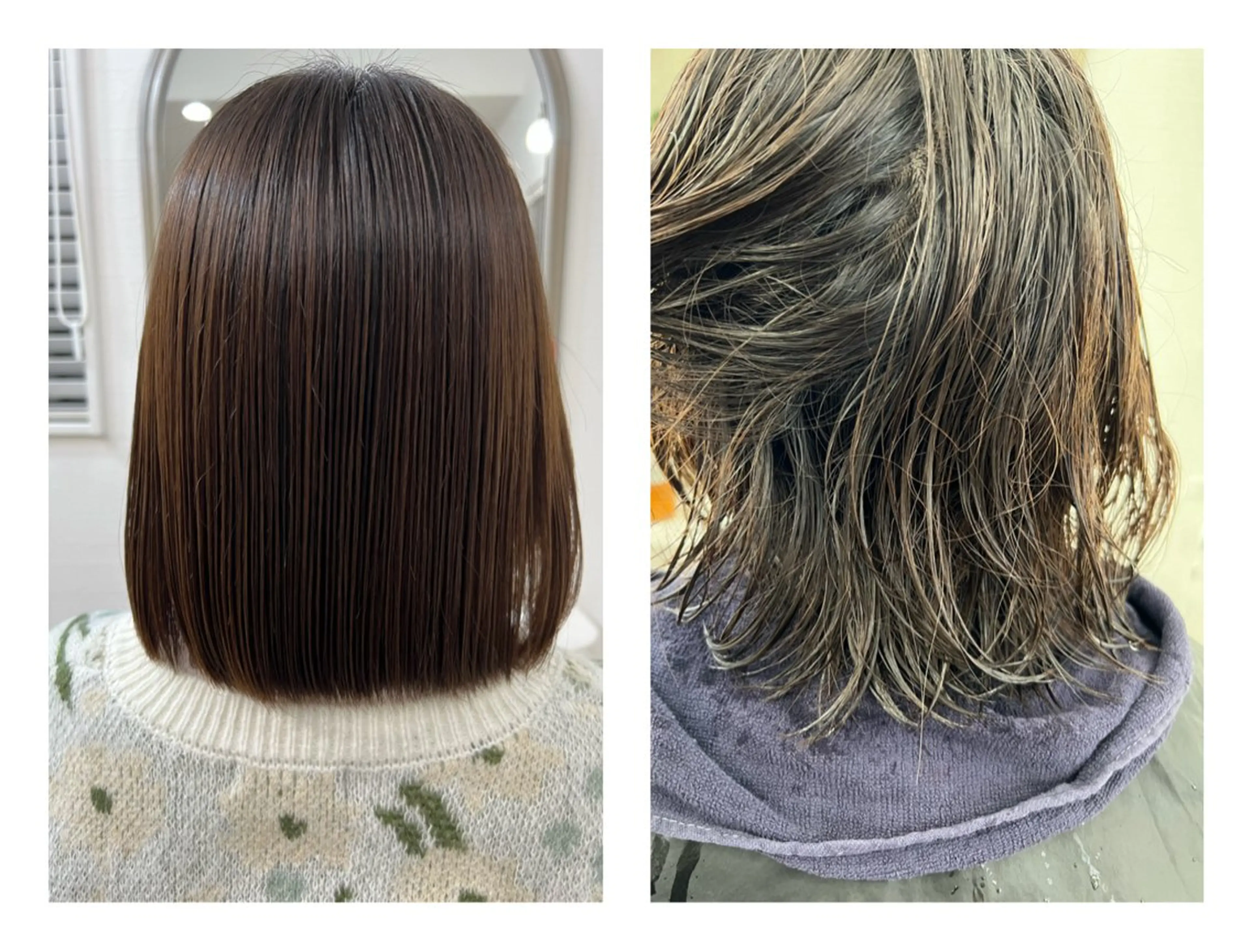 ミディアム 縮毛矯正 似合わせ／ショート 菊田のヘアスタイル