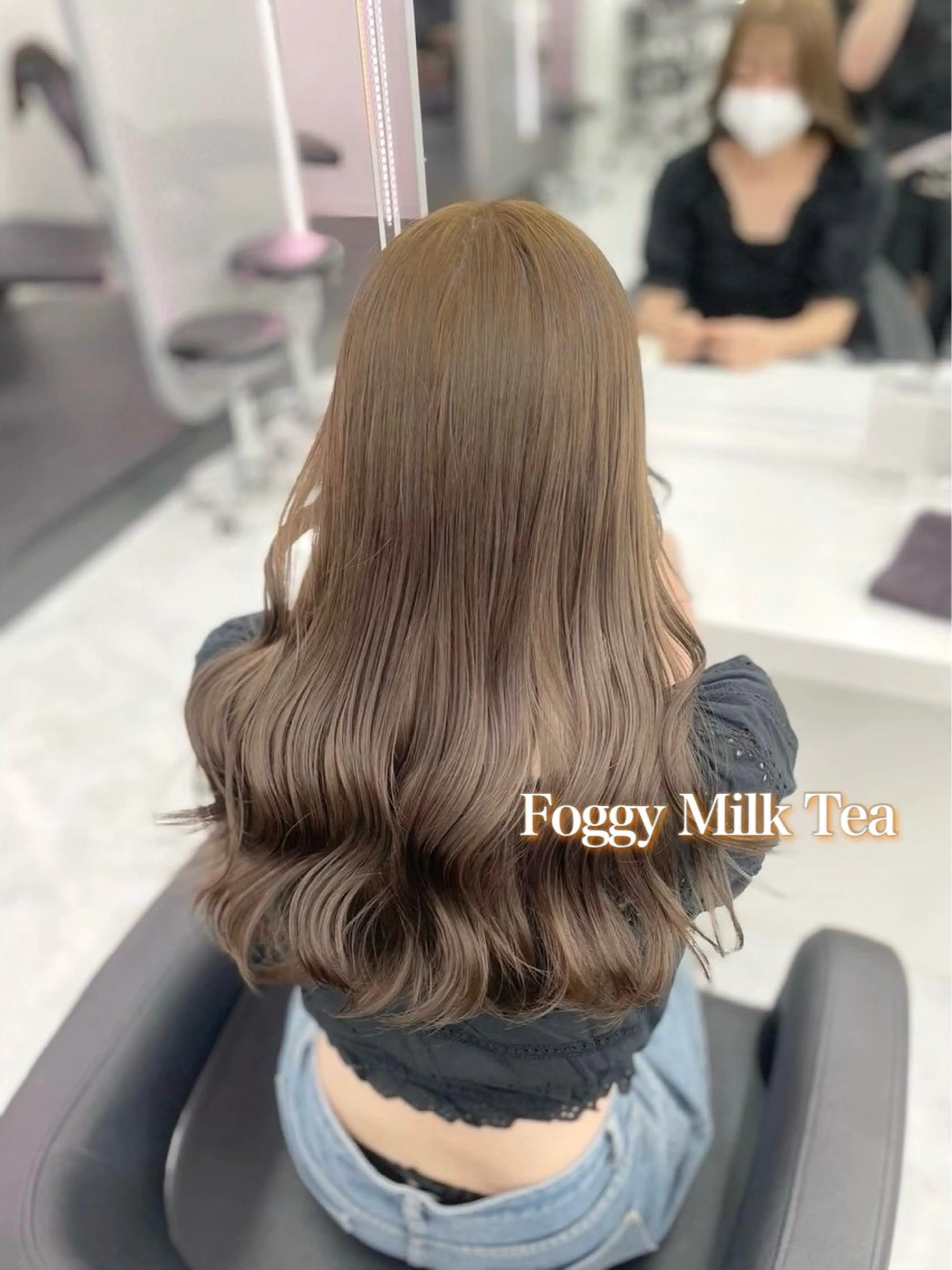 ロング カラー ヘアアレンジ 💘Risa💘/ミ ルクティ/ハイトーンのヘアスタイル