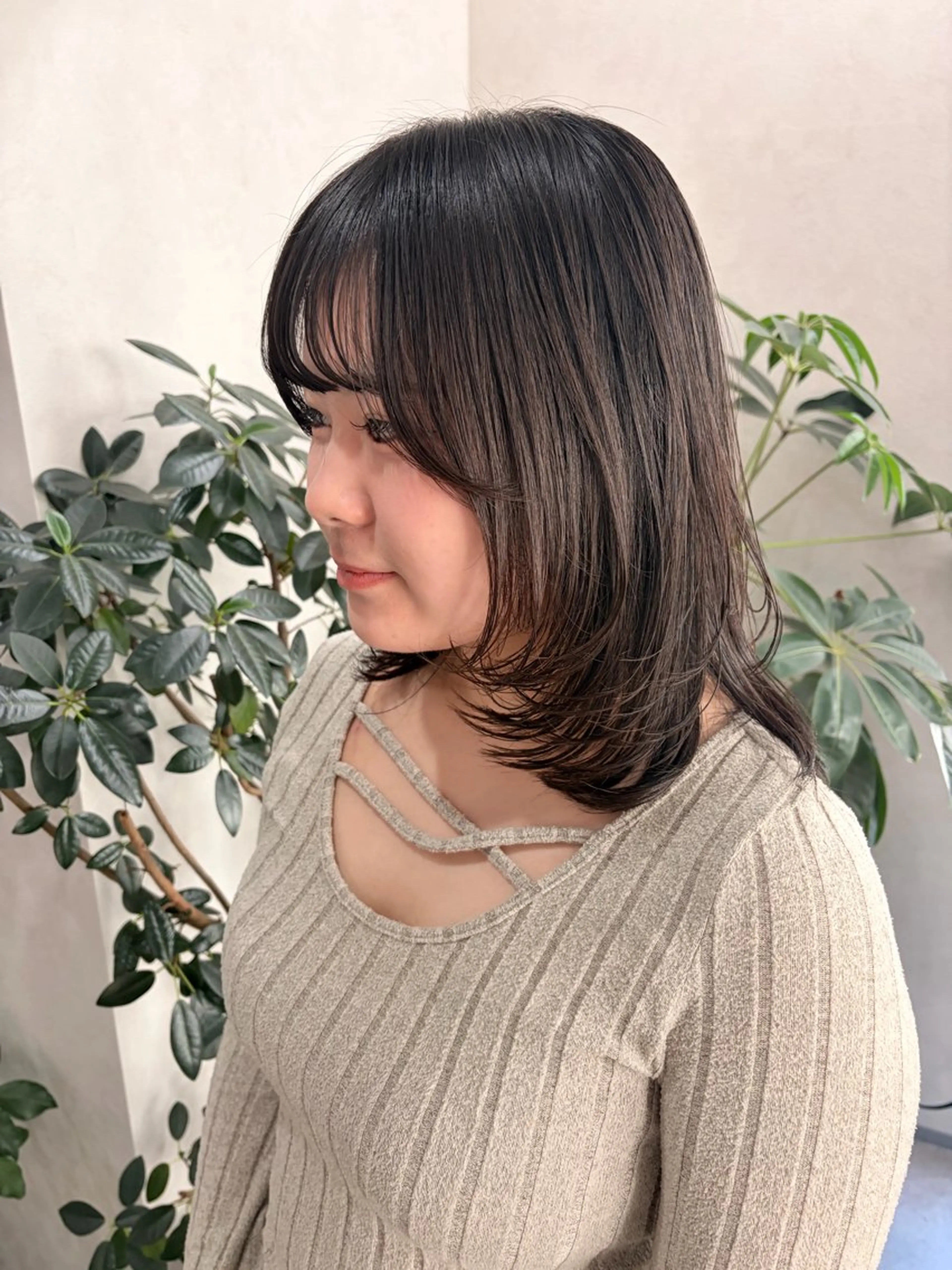 ミディアム カット 🌼似合わせカラー / Misaki🌼のヘアスタイル