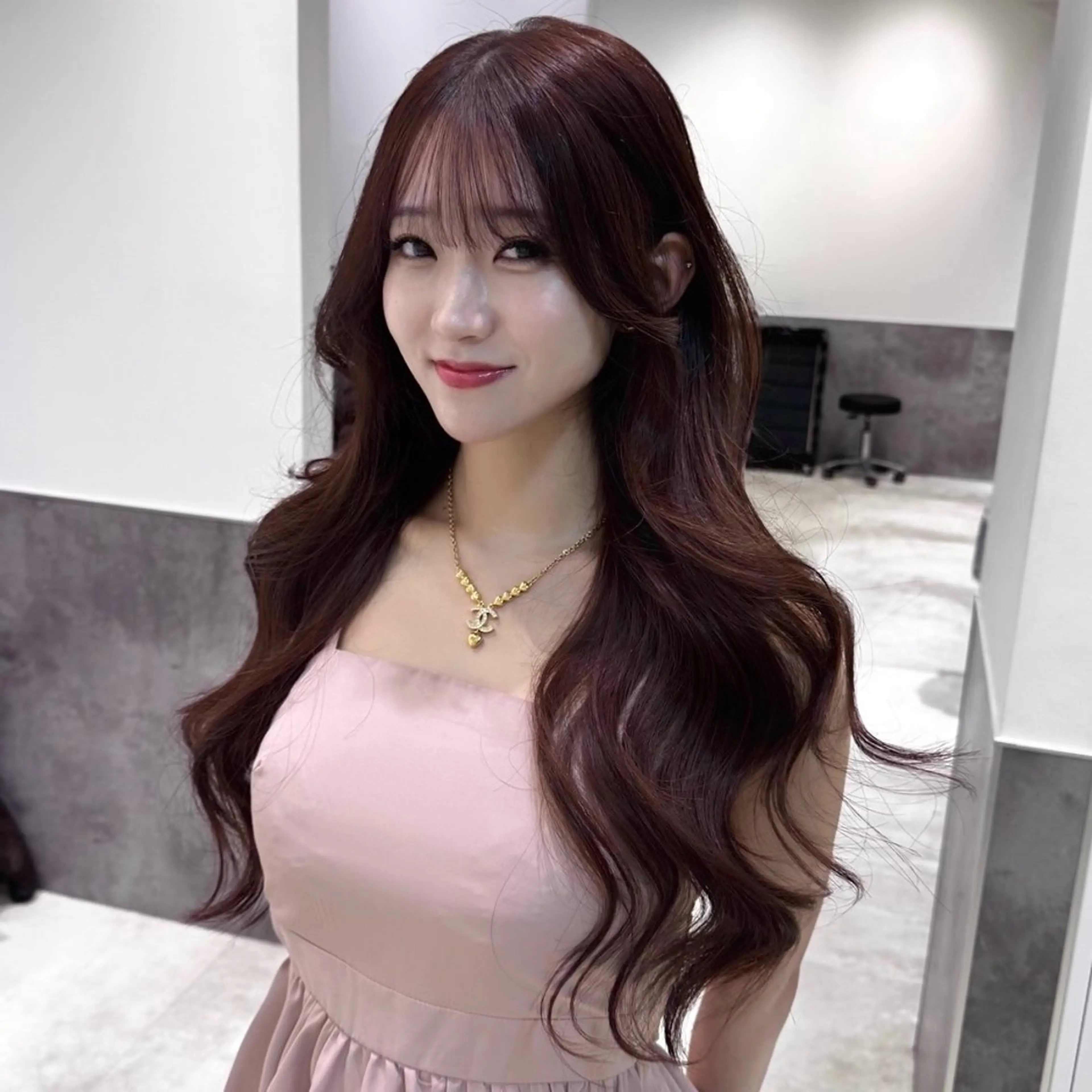 ロング カット ヘアカラー トリートメント GO TODAY 原宿Verno店所属・韓国系支持率No.1 レイヤー特化/きょうのヘアスタイル