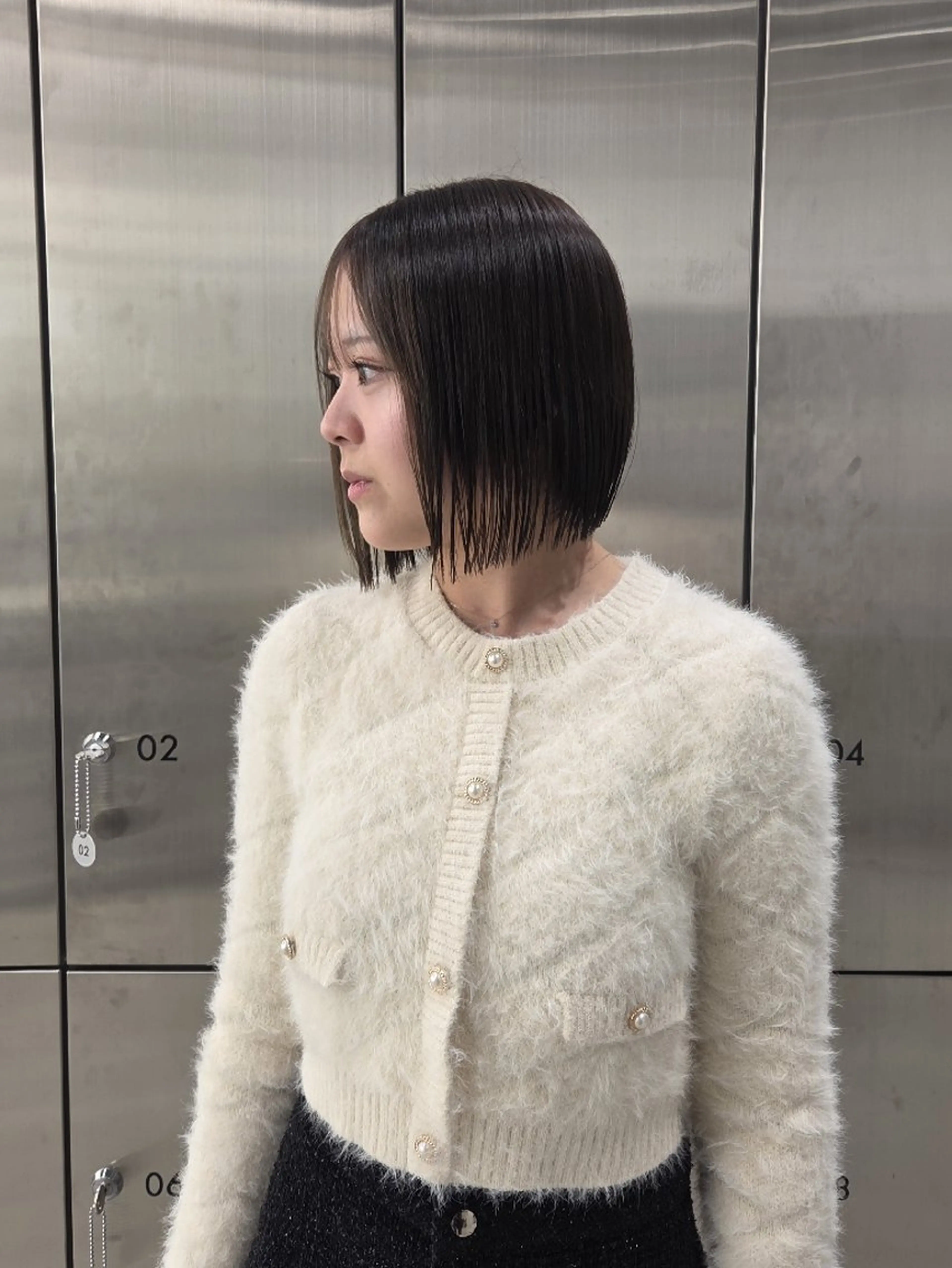 ショート 前下がりボブ ボブ カット ill 天神大名所属・YOKUTO 透明感カラー/ボブのヘアスタイル