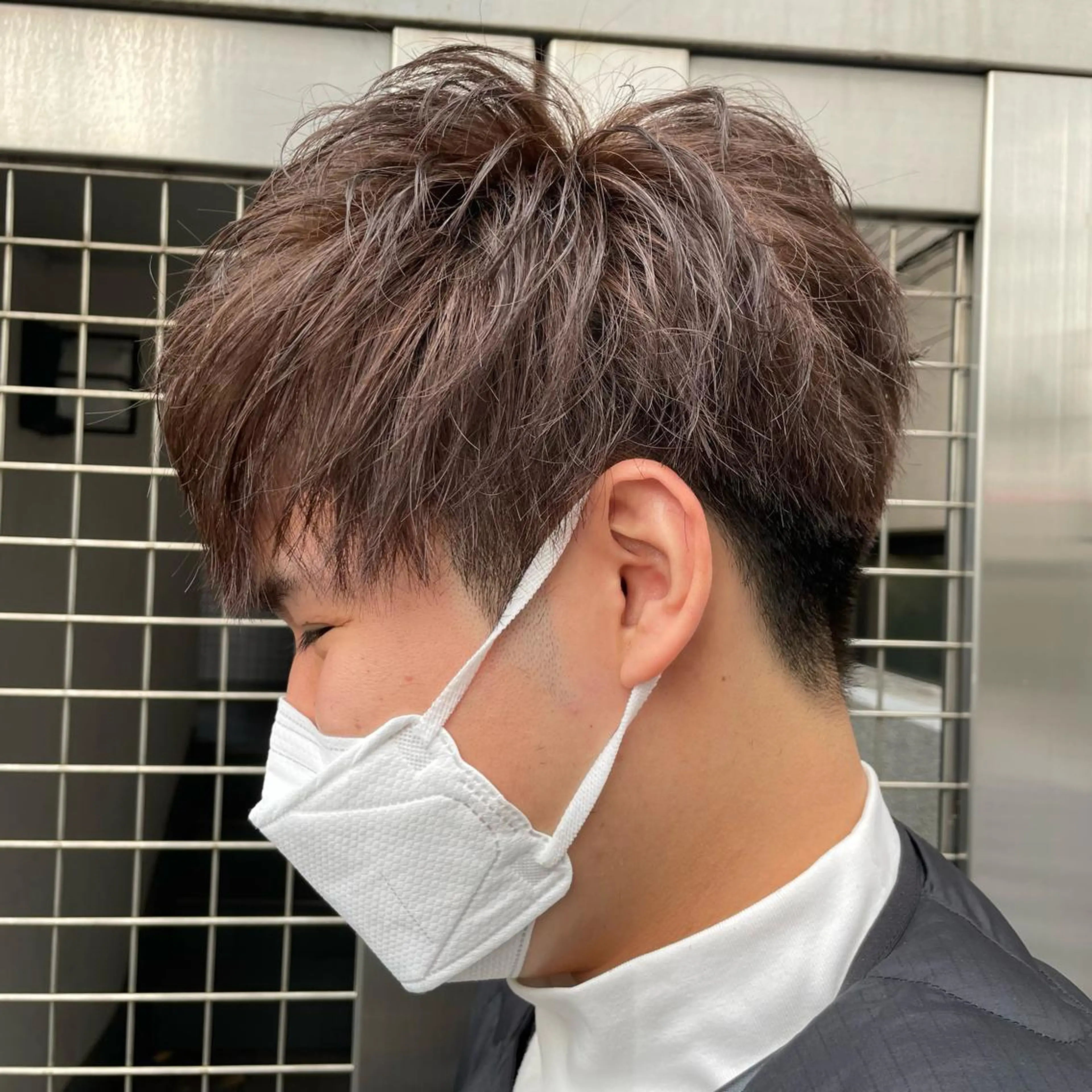 ショート カラー メンズ カット ヘアカラー トリートメント 【メンズ縮毛矯正】 田中秀斗のヘアスタイル