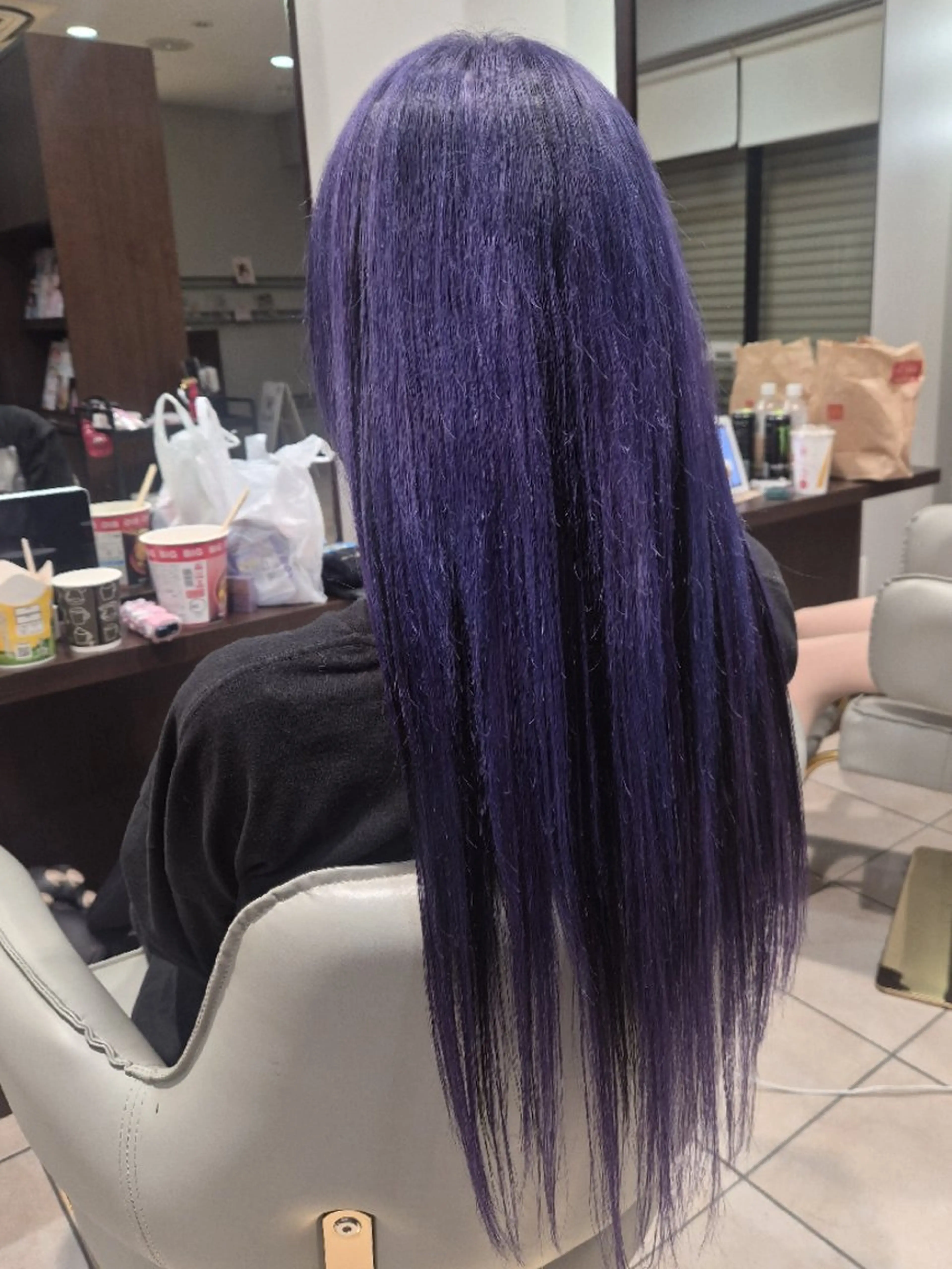 ロング カラー ヘアカラー Miyavi/カラー ショートボブのヘアスタイル