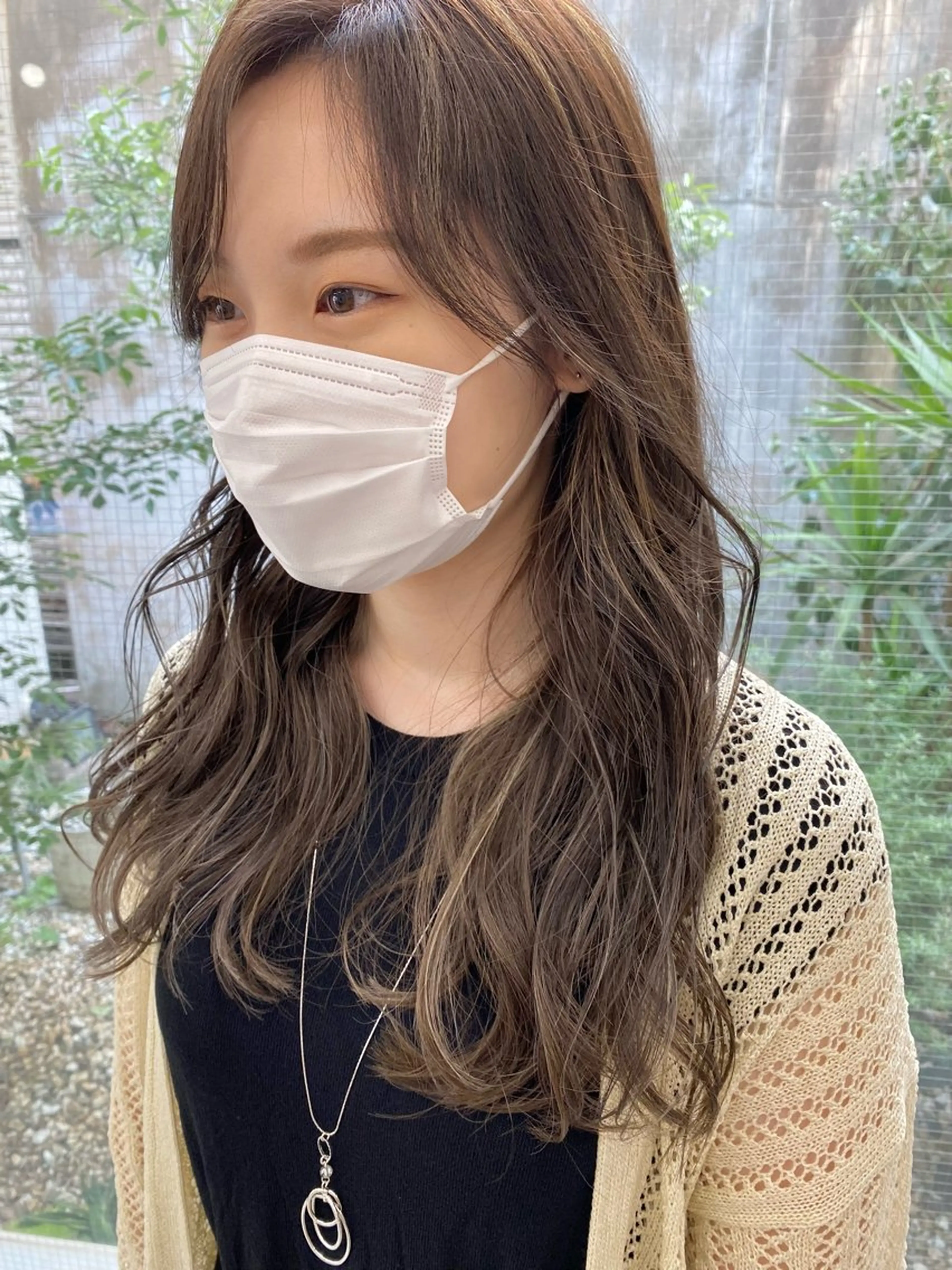 ロング カラー ブリーチモデル/栄/ さあらのヘアスタイル