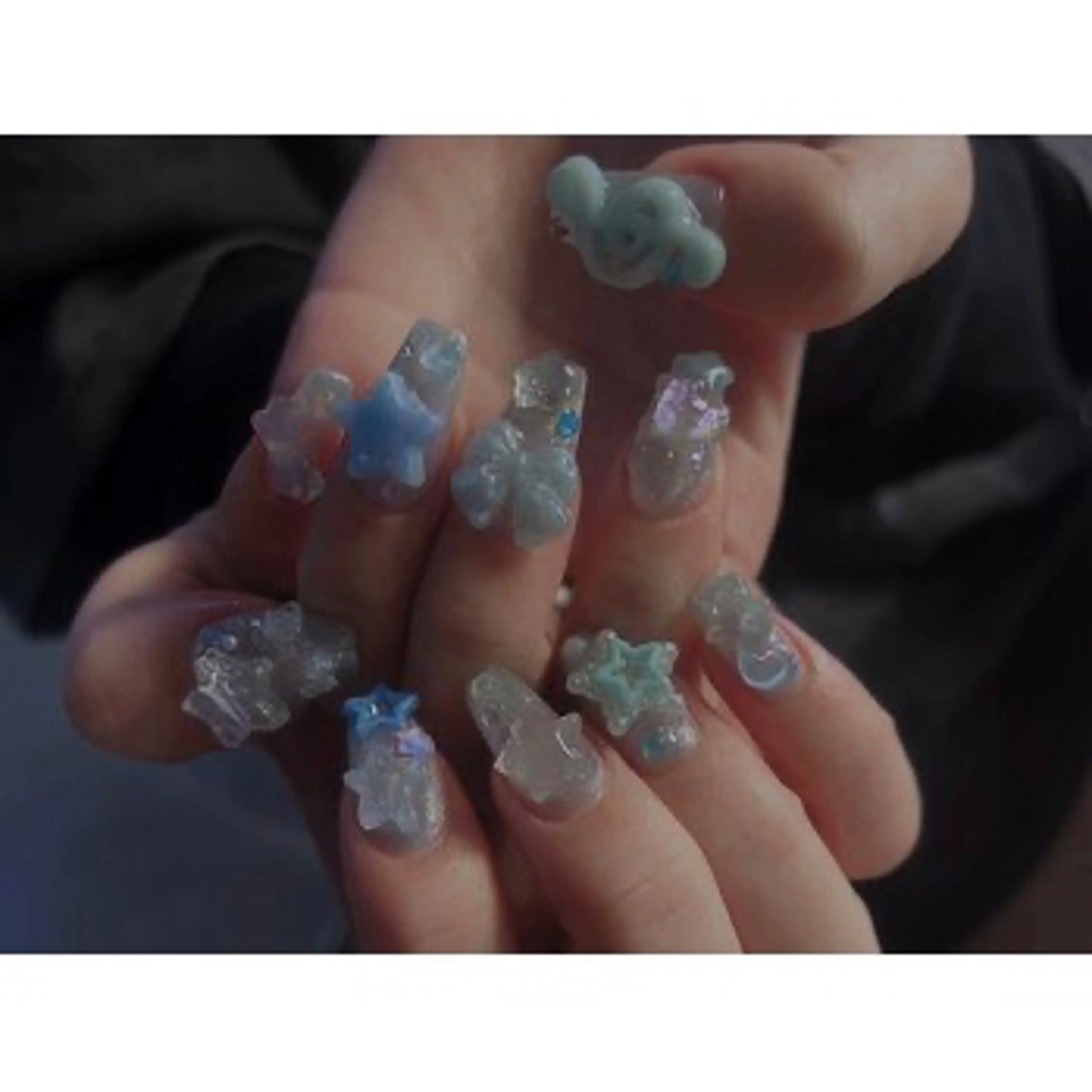 ネイル 【パラジェル・フィルイン】 T&BNAIL STUDIO所属・り オ　ロング無制限中のネイルデザイン