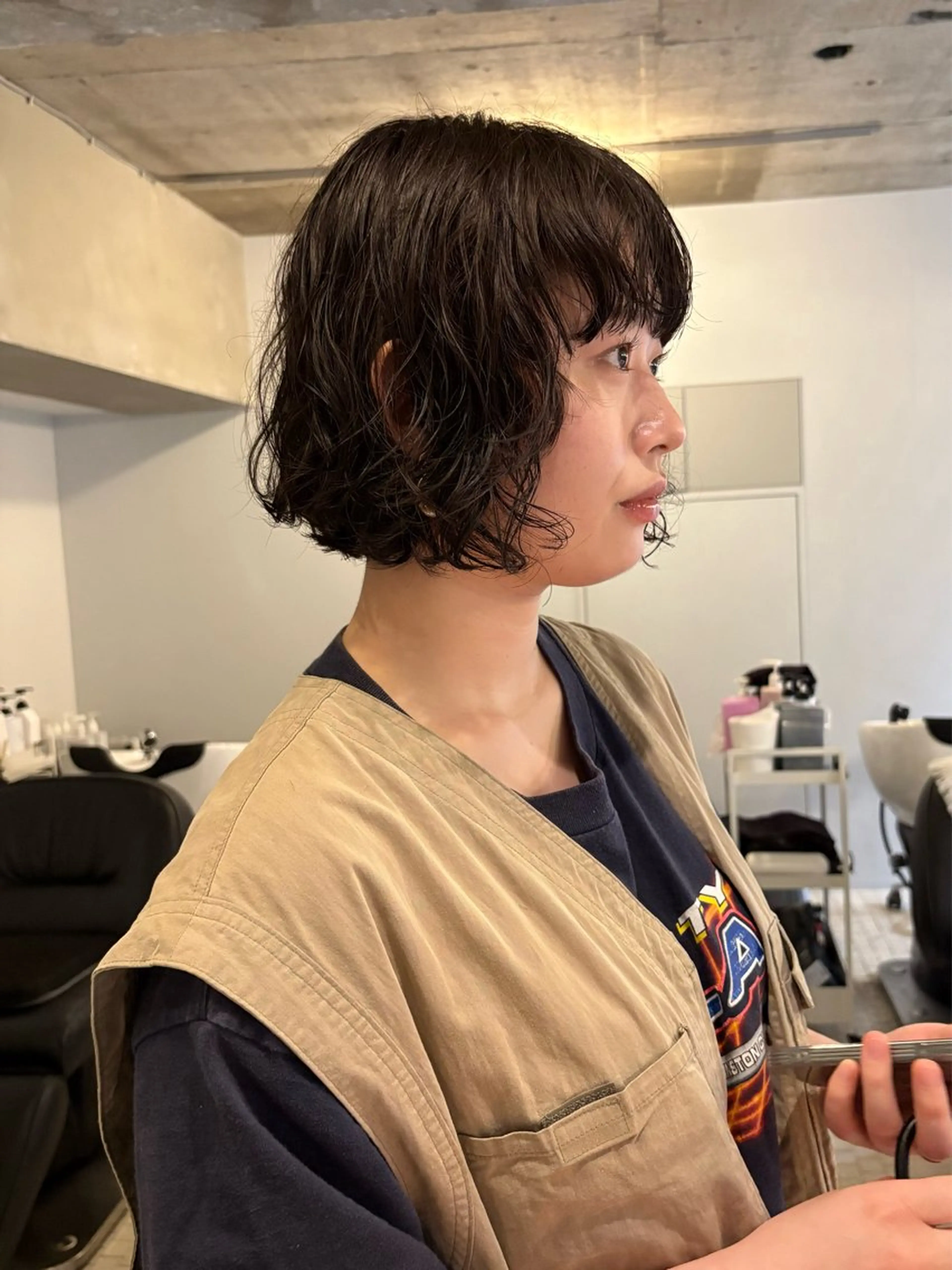 ショート パーマ SHISEI所属・小野 明日香のヘアスタイル