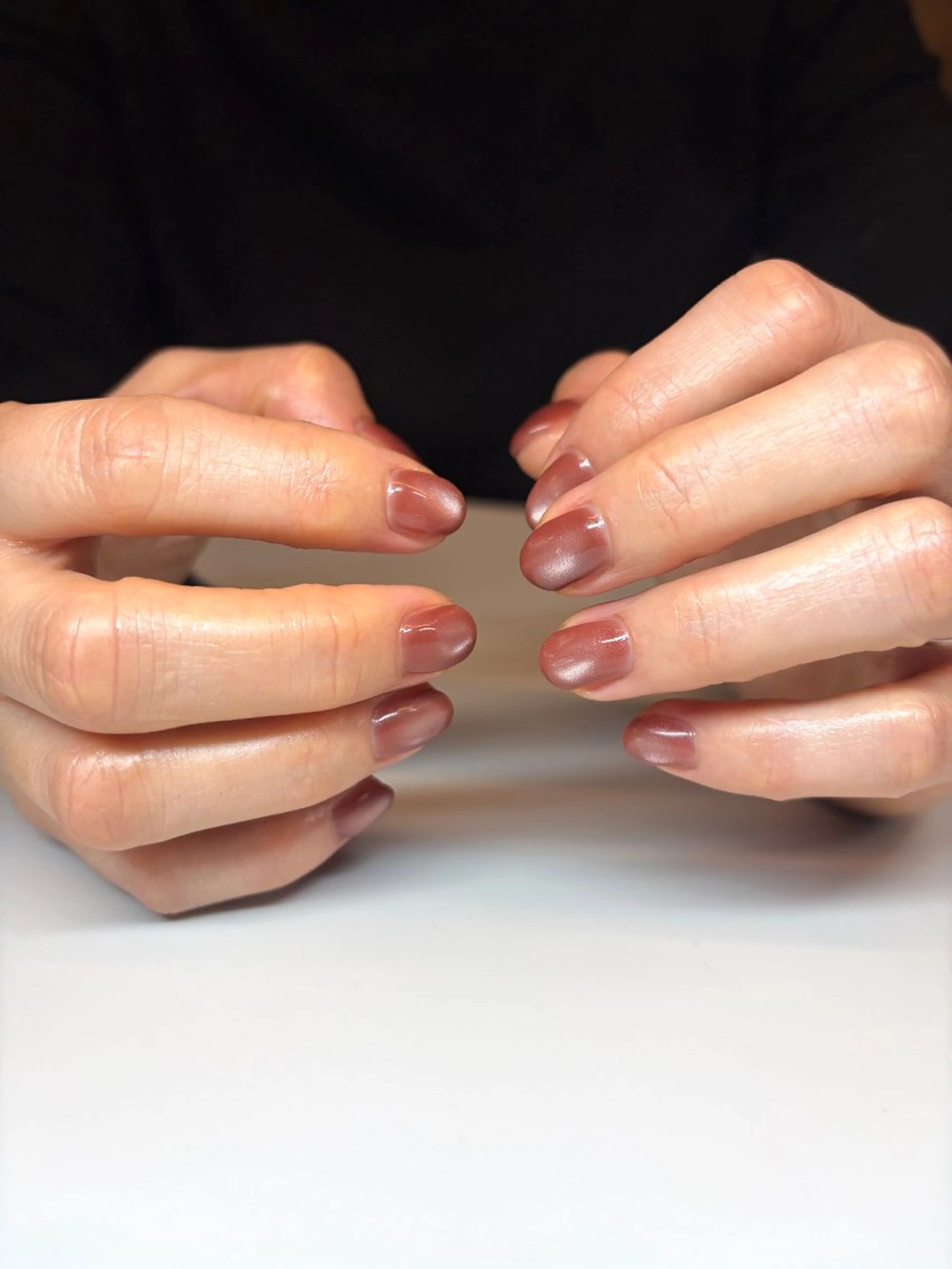 ネイル オレンジ ハンドネイル sususu駒澤大学 Azusaのネイルデザイン