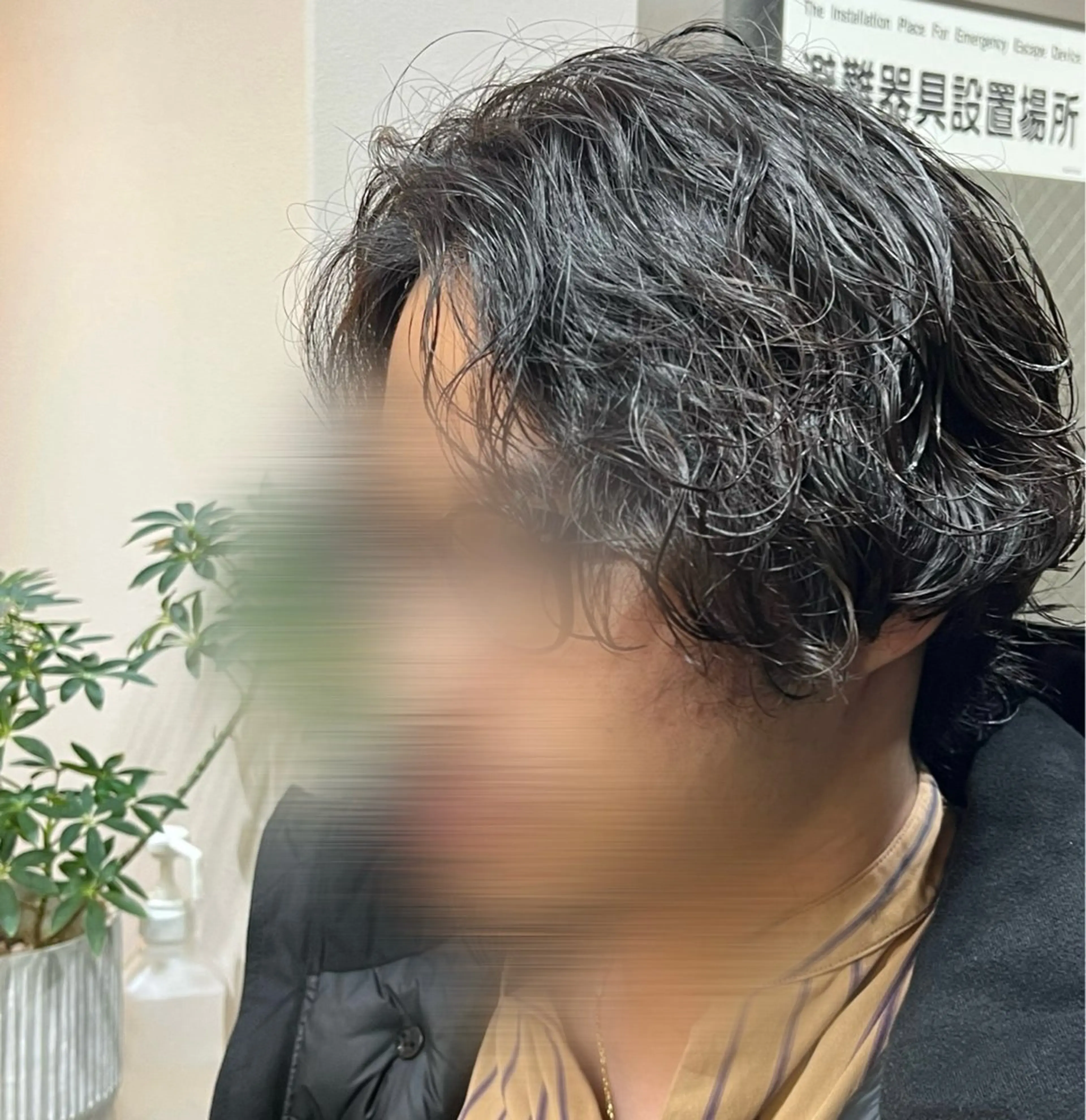 パーマ メンズ メンズパーマ カット パーマ ヘッドスパ フラッグヘアー所属・Asuka ❁⃘のヘアスタイル