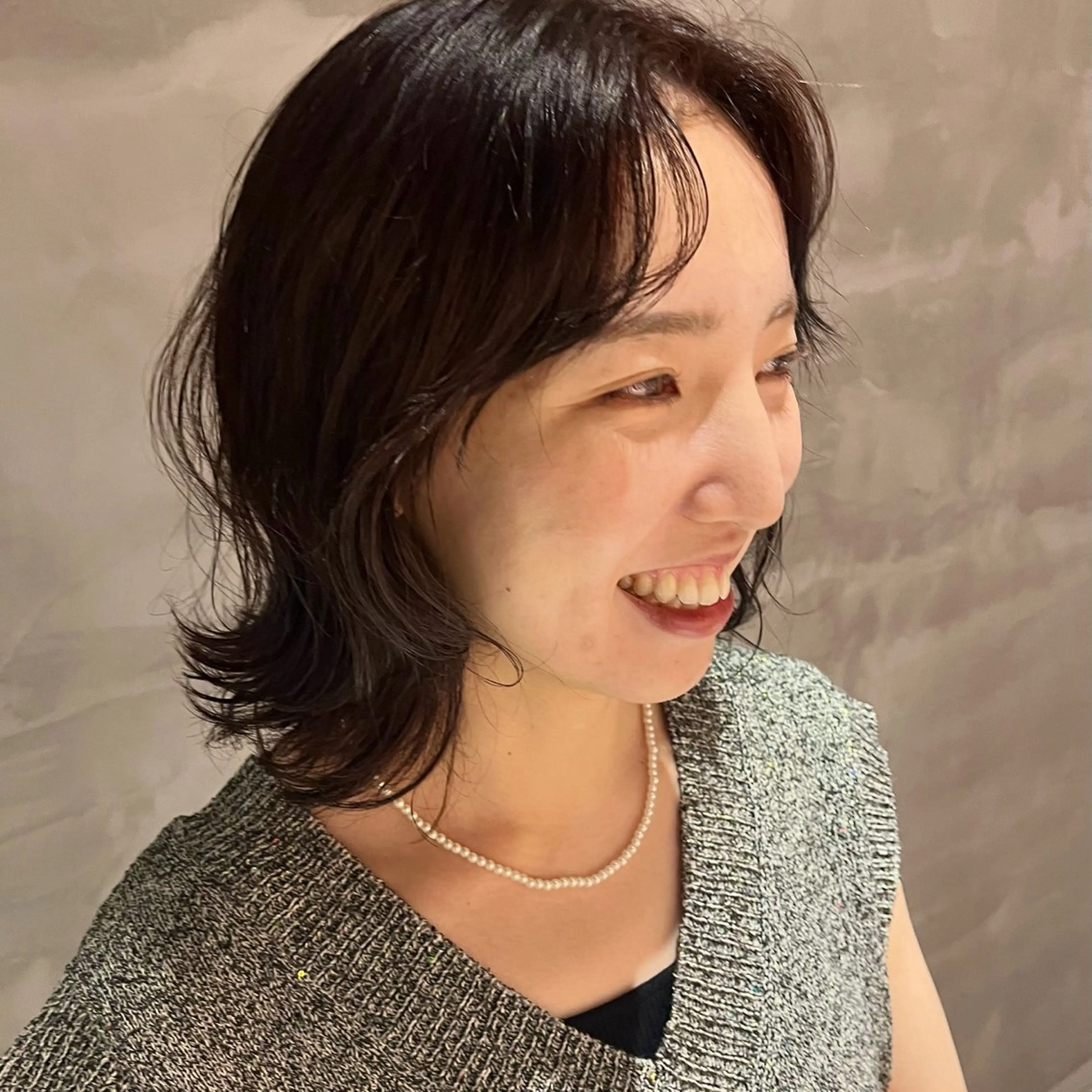 ミディアム 似合わせカット 髪質改善・水素カラー ARIA(ému)のヘアスタイル