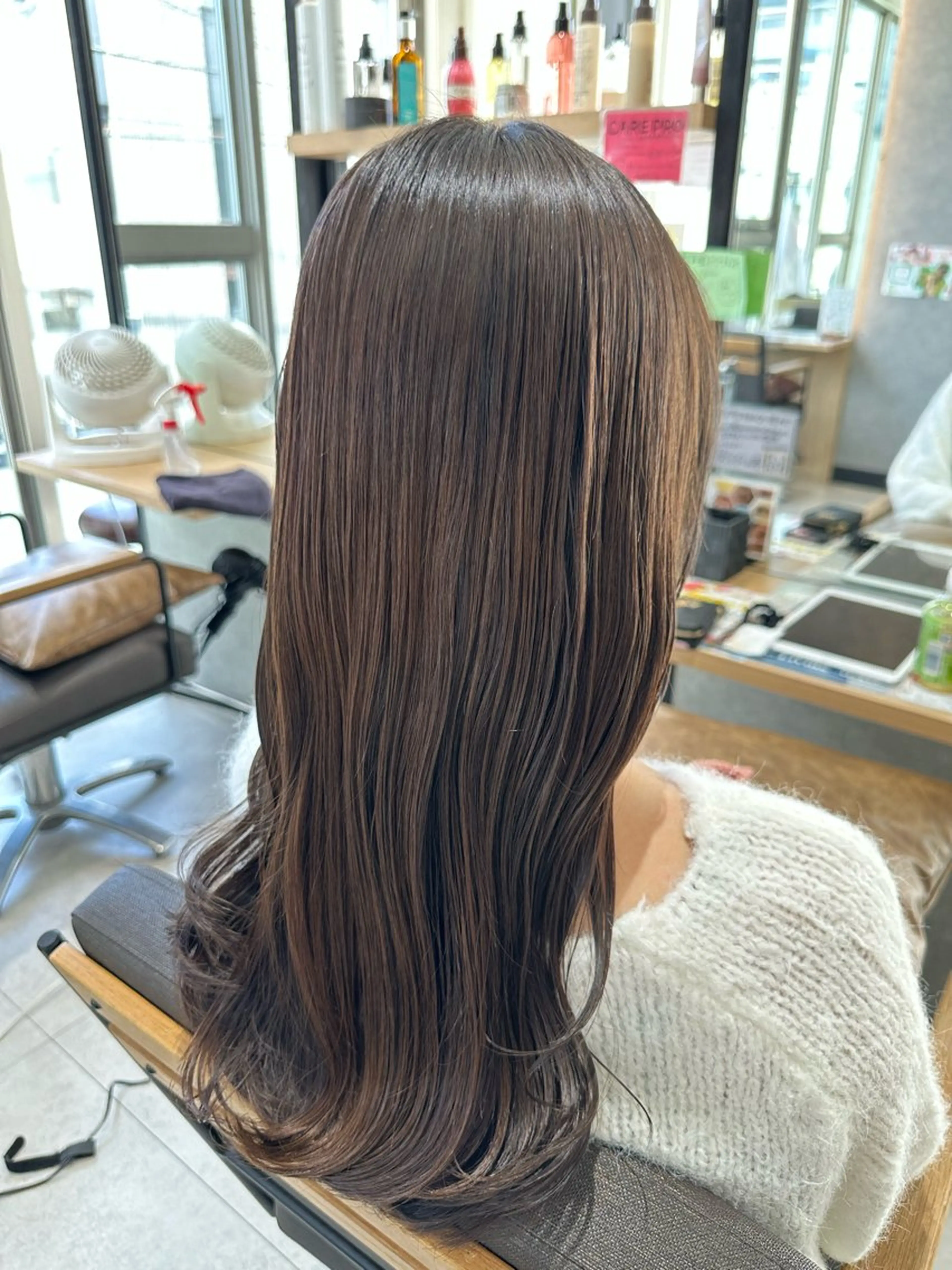 ロング カラー 🍜のばた 🍜のヘアスタイル