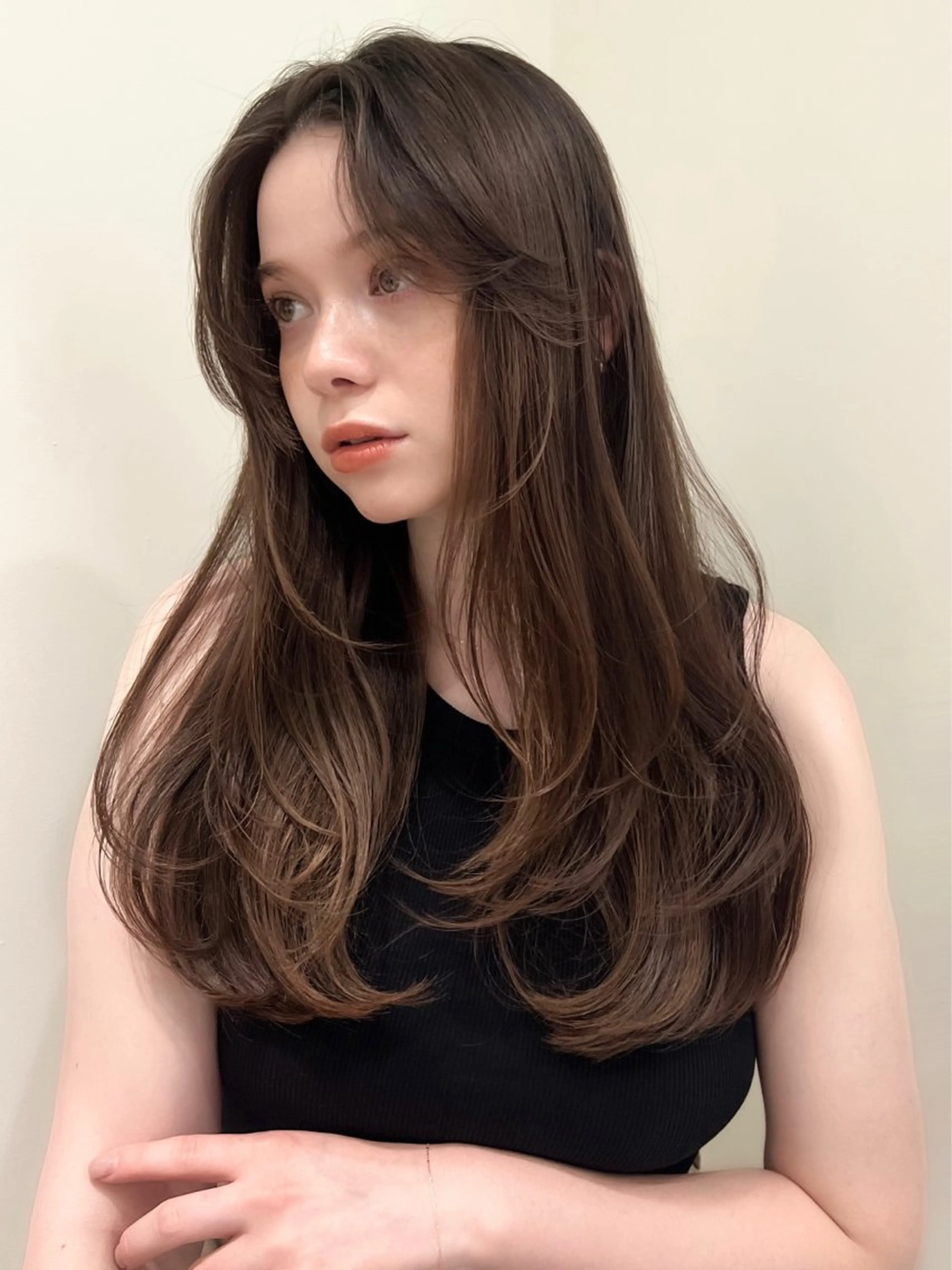 ロング 韓国レイヤー💋/ ワンホン/NANAのヘアスタイル