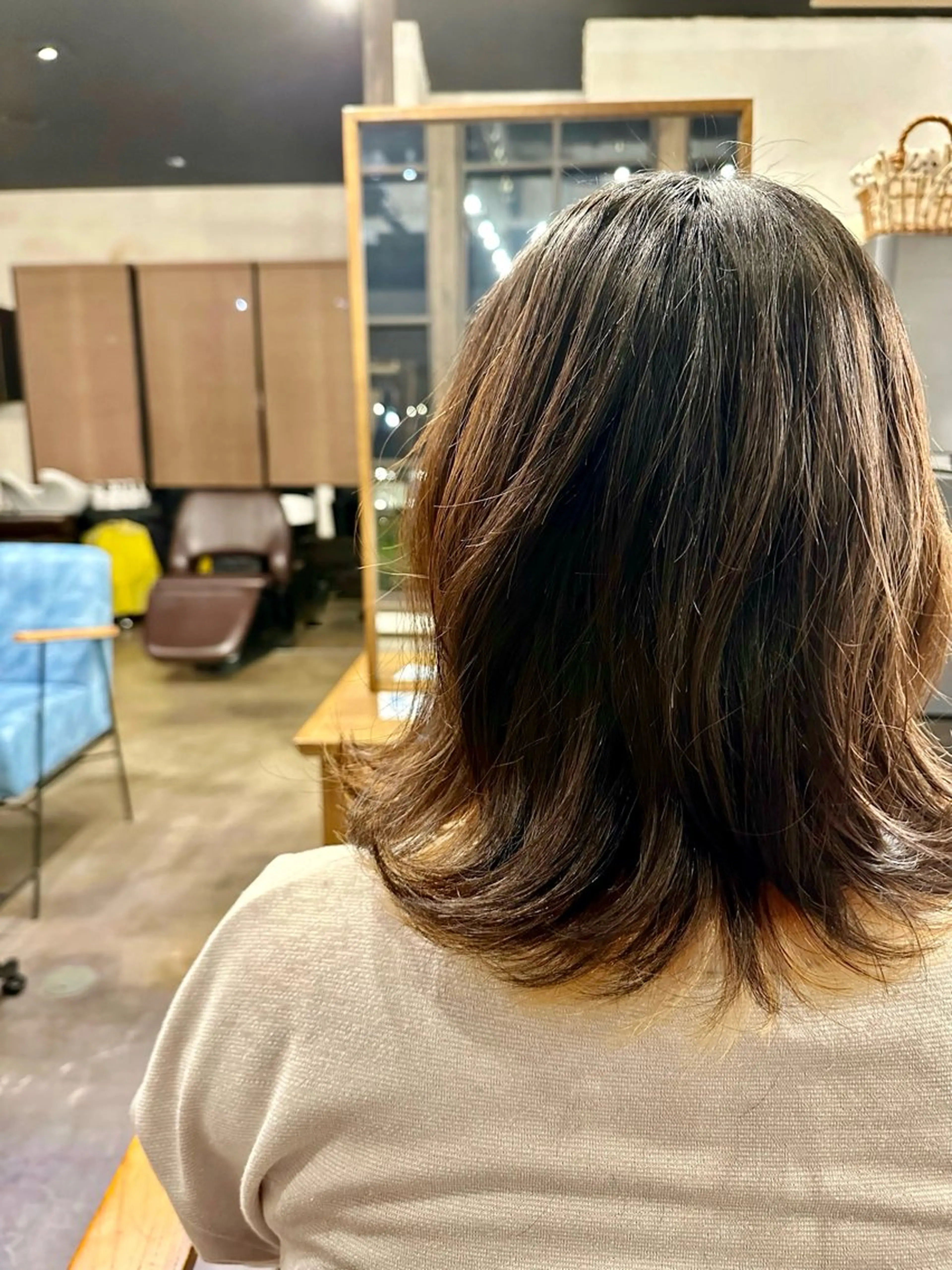 ミディアム カラー パーマ ミディアムパーマ デジタルパーマ 🦖ノザワ リンカ🦖のヘアスタイル