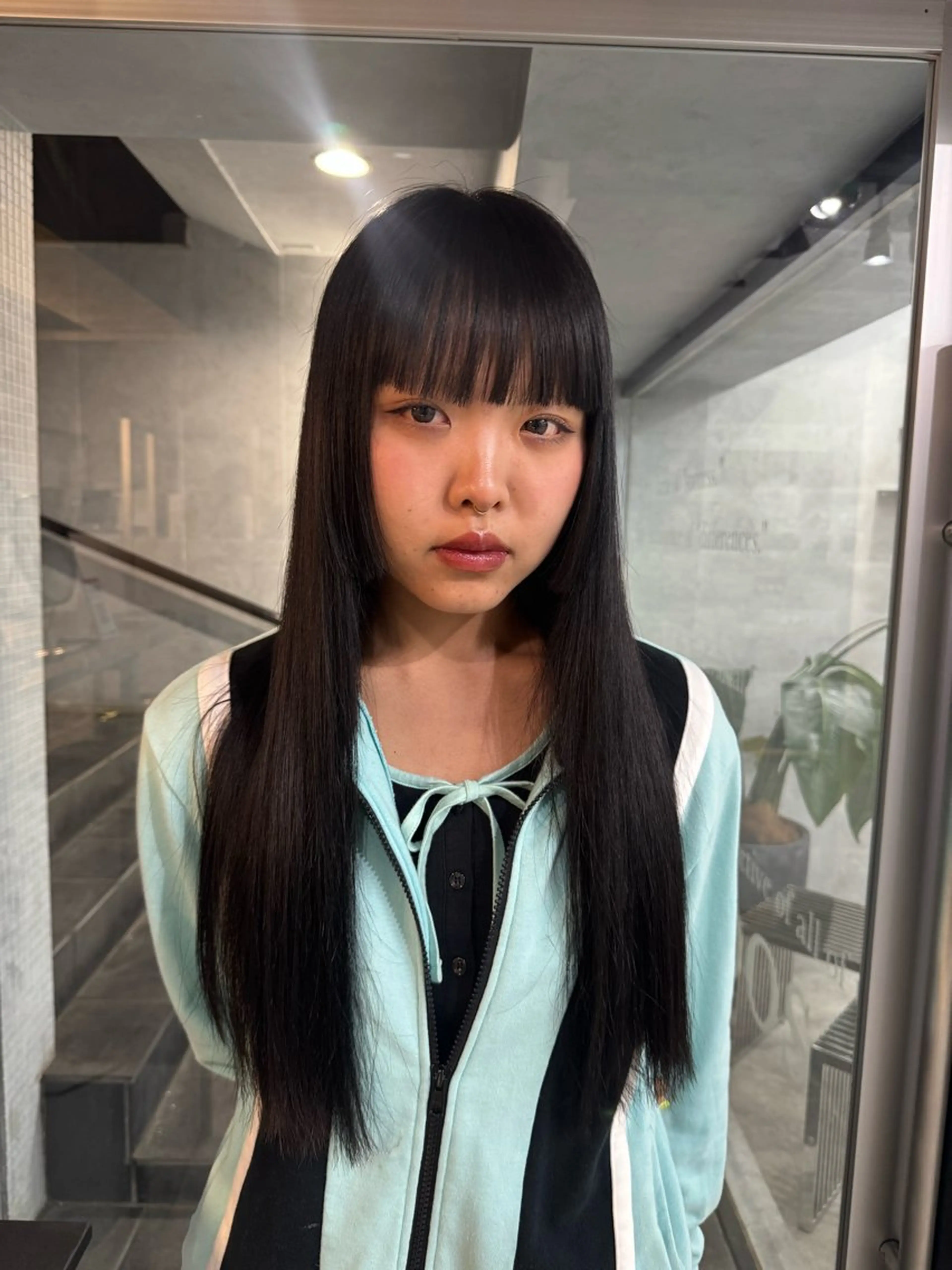 ロング あなたのお悩み改善" You"💚❤️💛のヘアスタイル