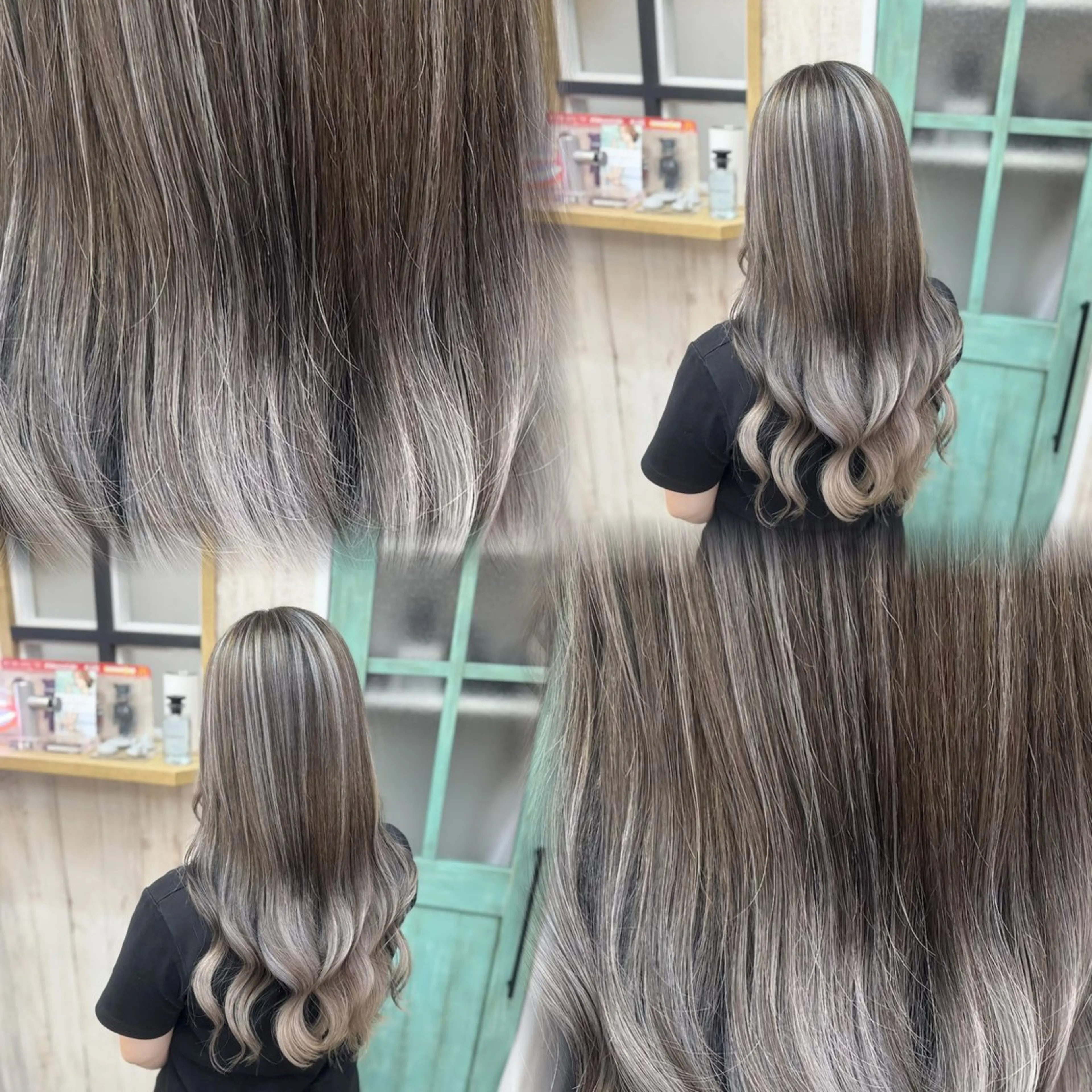 ロング カラー 髙橋 李里亜のヘアスタイル