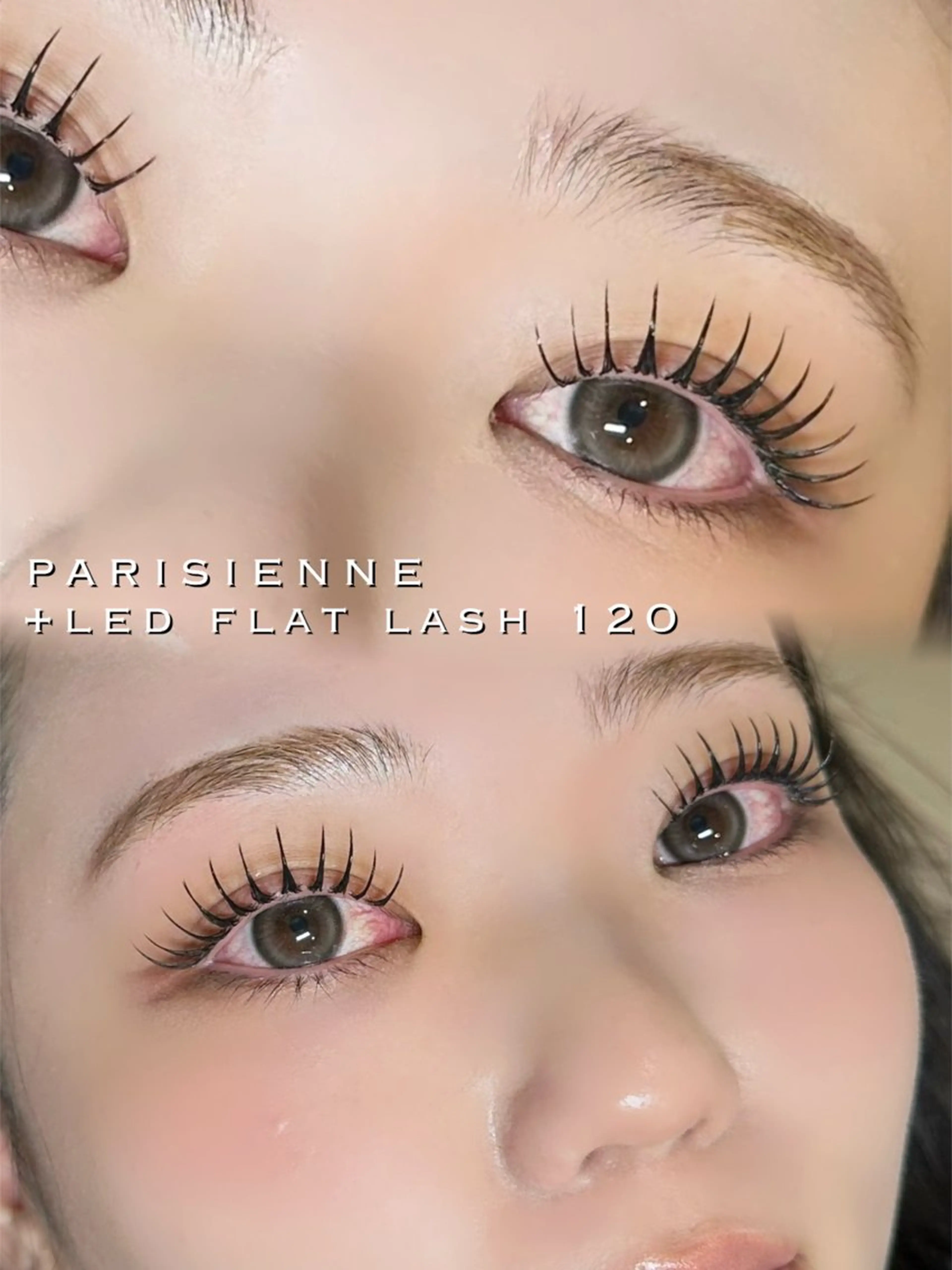 【LEDパリエク】フラットラッシュ120本まで💖の写真