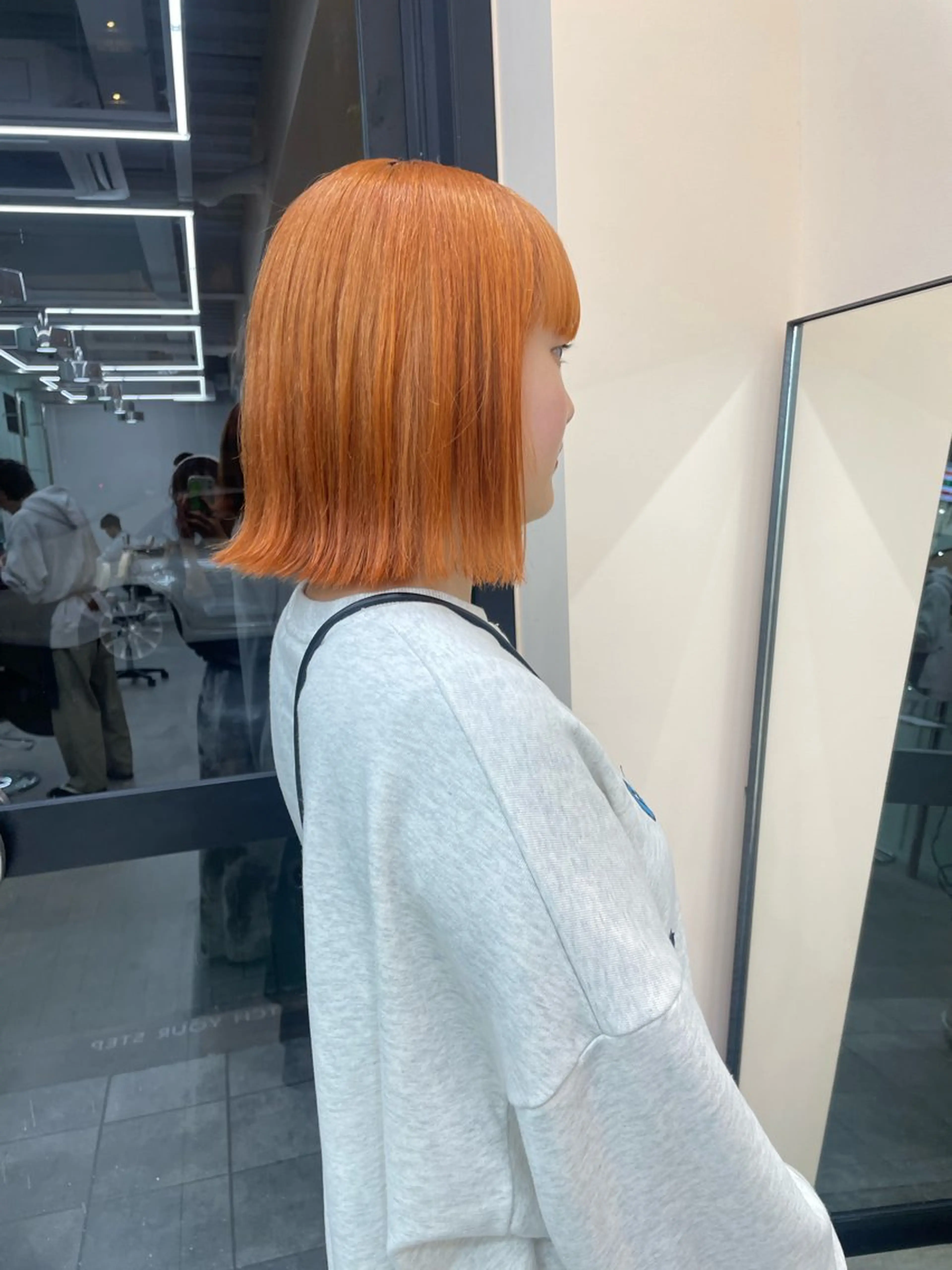 ミディアム ボブカットモデル/パ ーマ/harunaのヘアスタイル