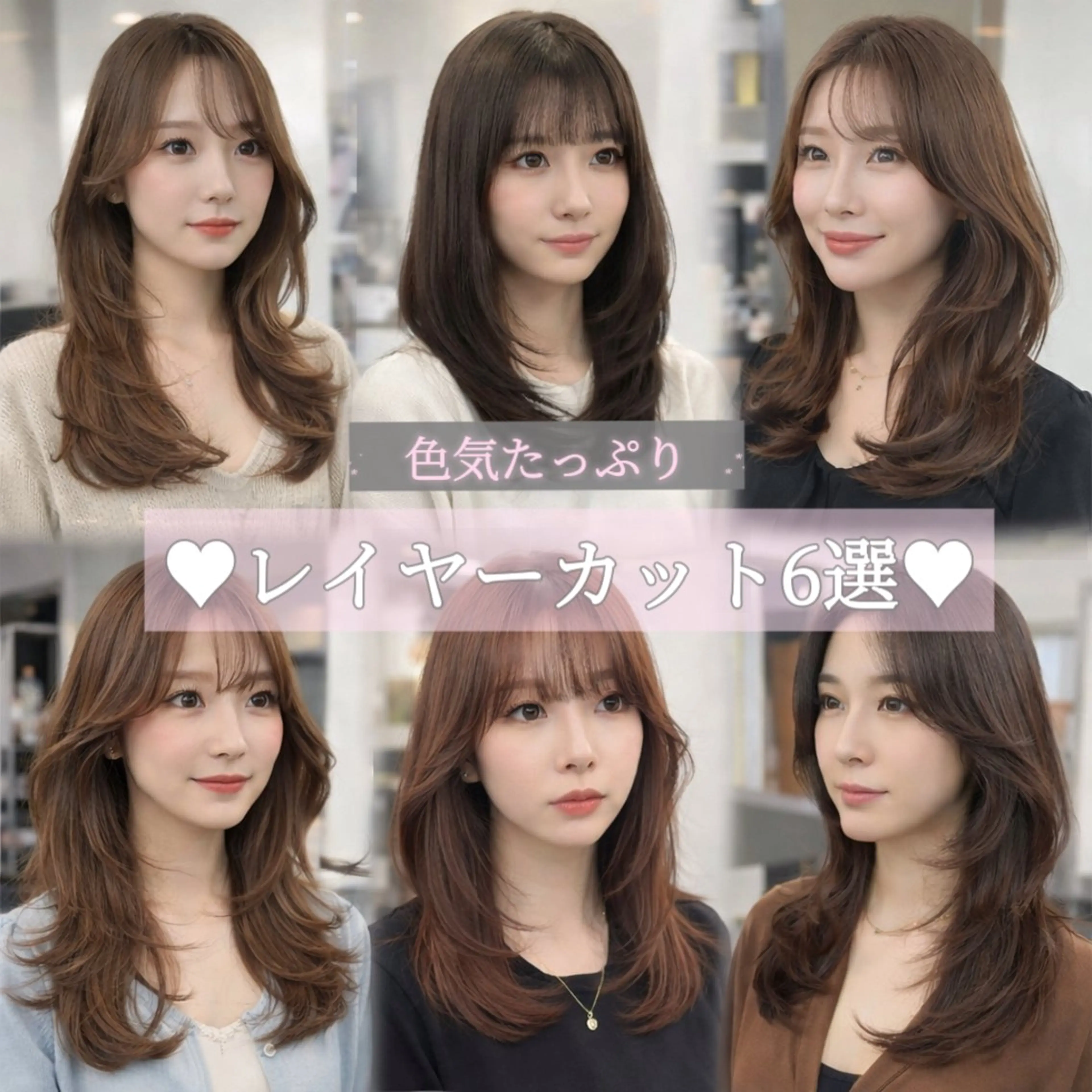 ロング カラー レイヤーカット カット ヘアカラー トリートメント 髪質改善×矯正🫧 韓国ヘアasamiのヘアスタイル