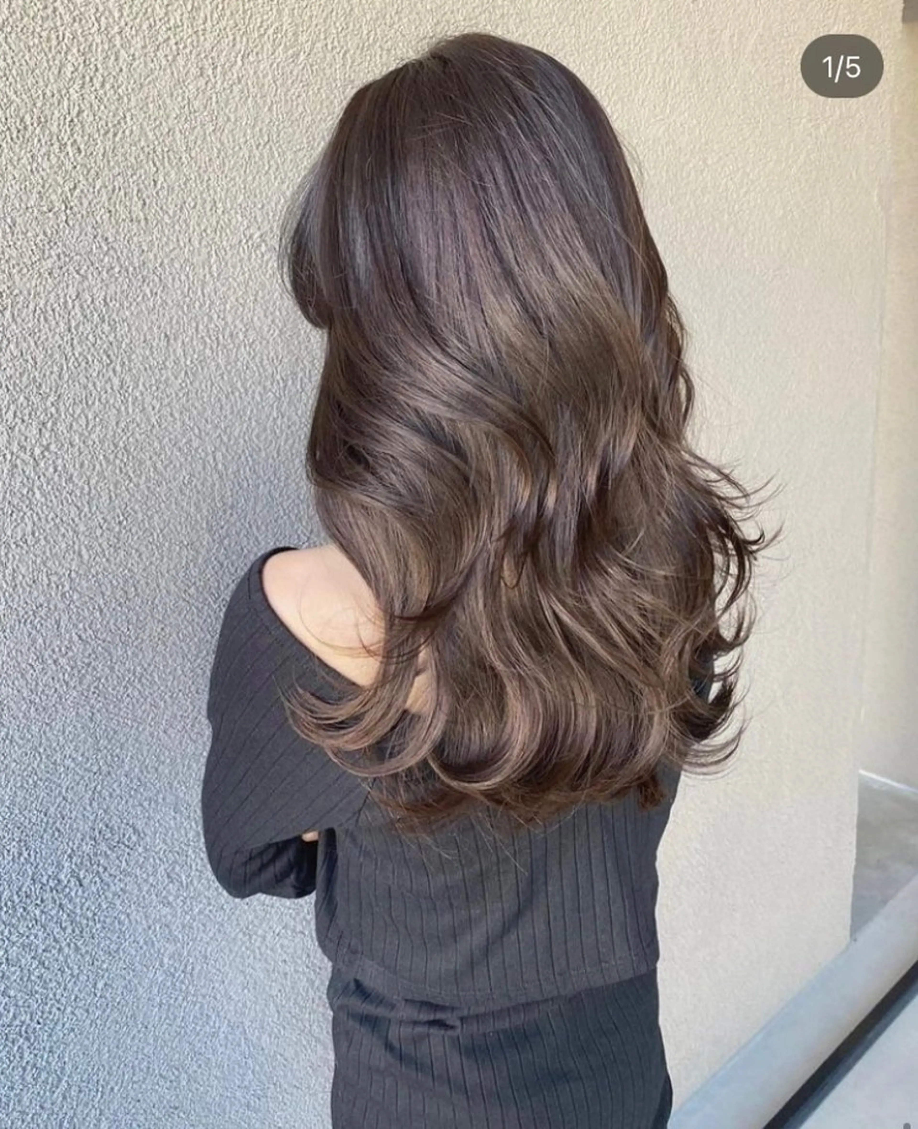 ロング カラー ❤️ブリーチなし💚 ダブルカラー平野実花のヘアスタイル