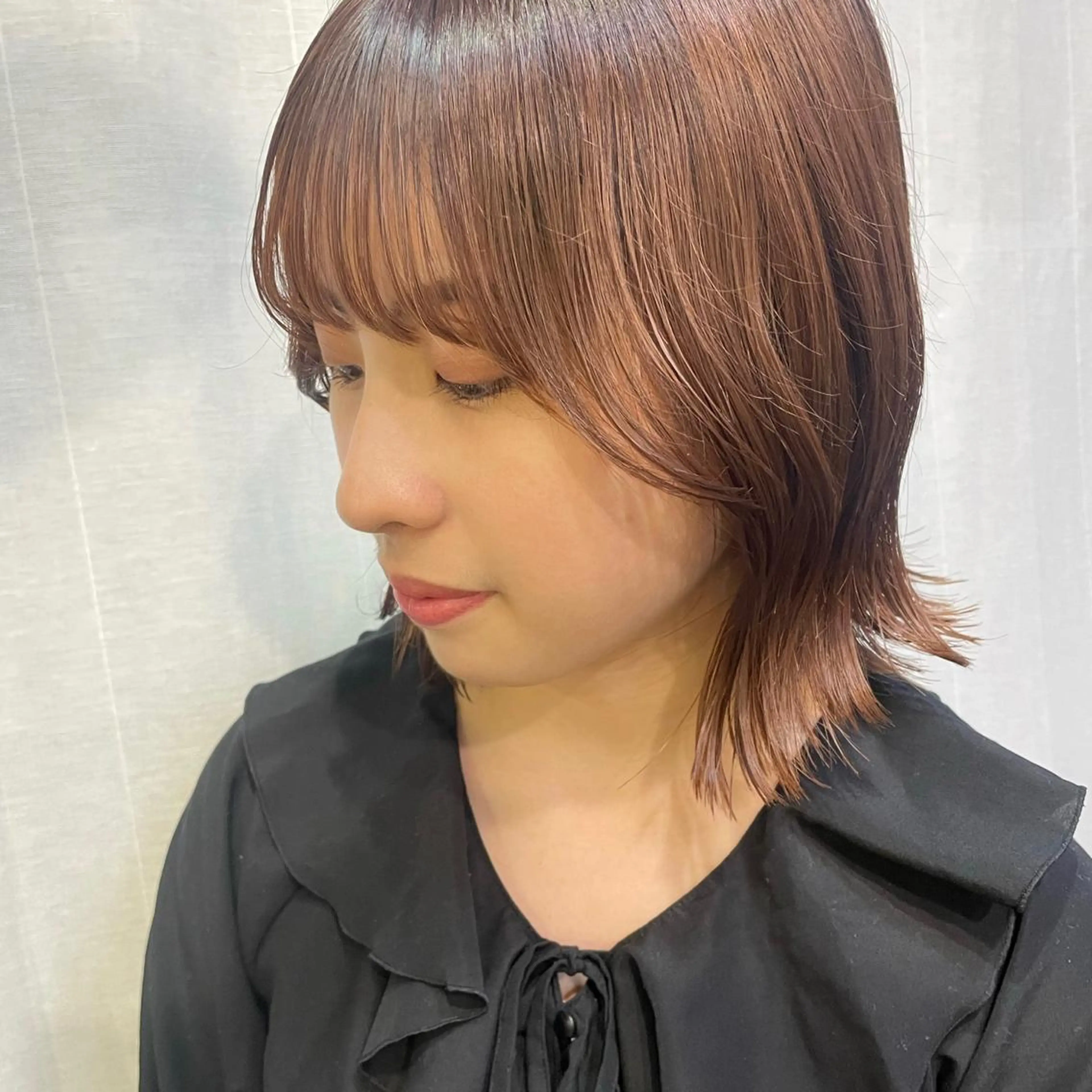 ショート カラー ヘアアレンジ レイヤーカット/ 縮毛矯正/ミサキ💐のヘアスタイル