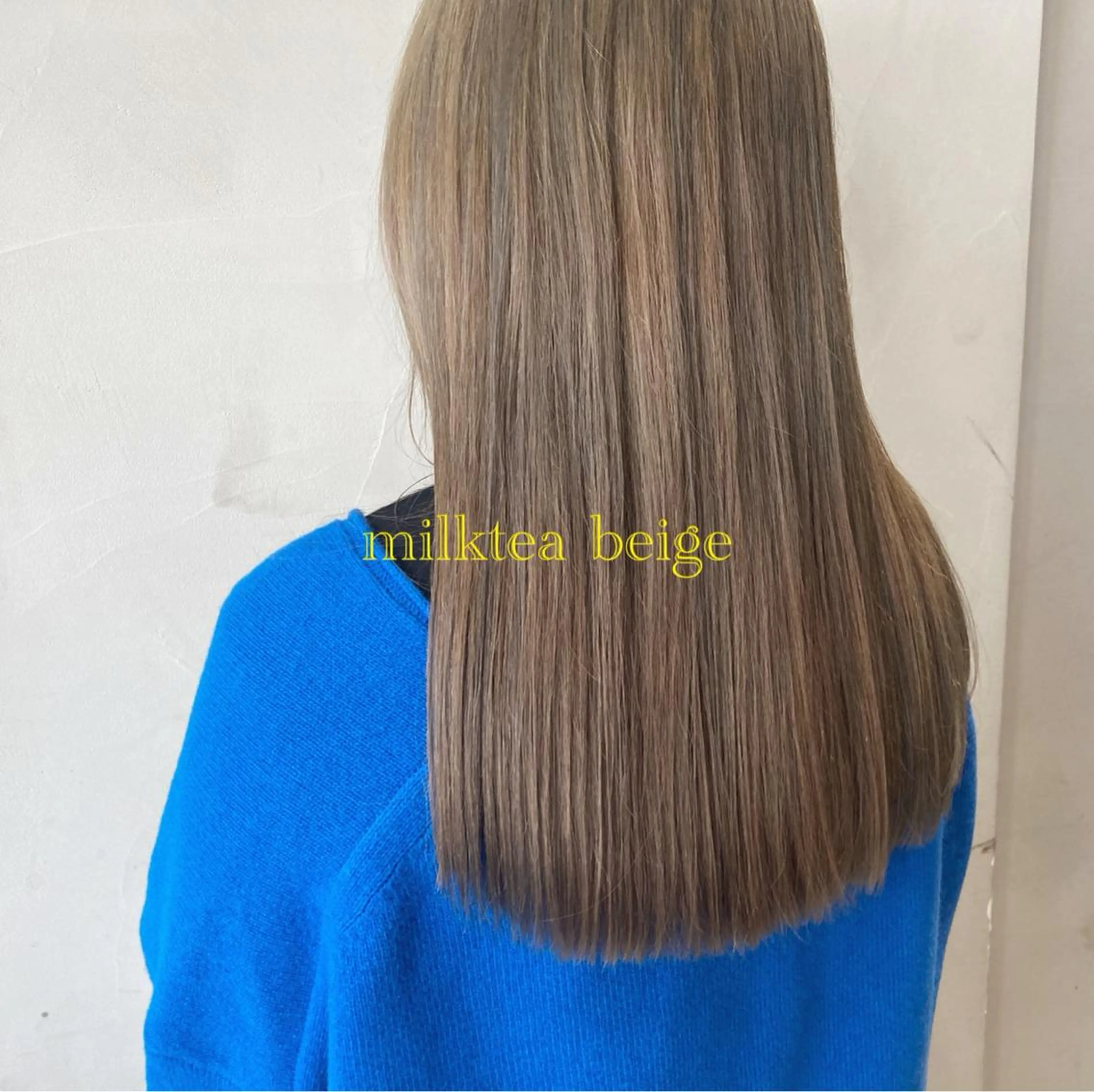 ロング カラー ブリーチ ケアブリーチ 上品な透明感カラー/ 表参道/MIKUのヘアスタイル