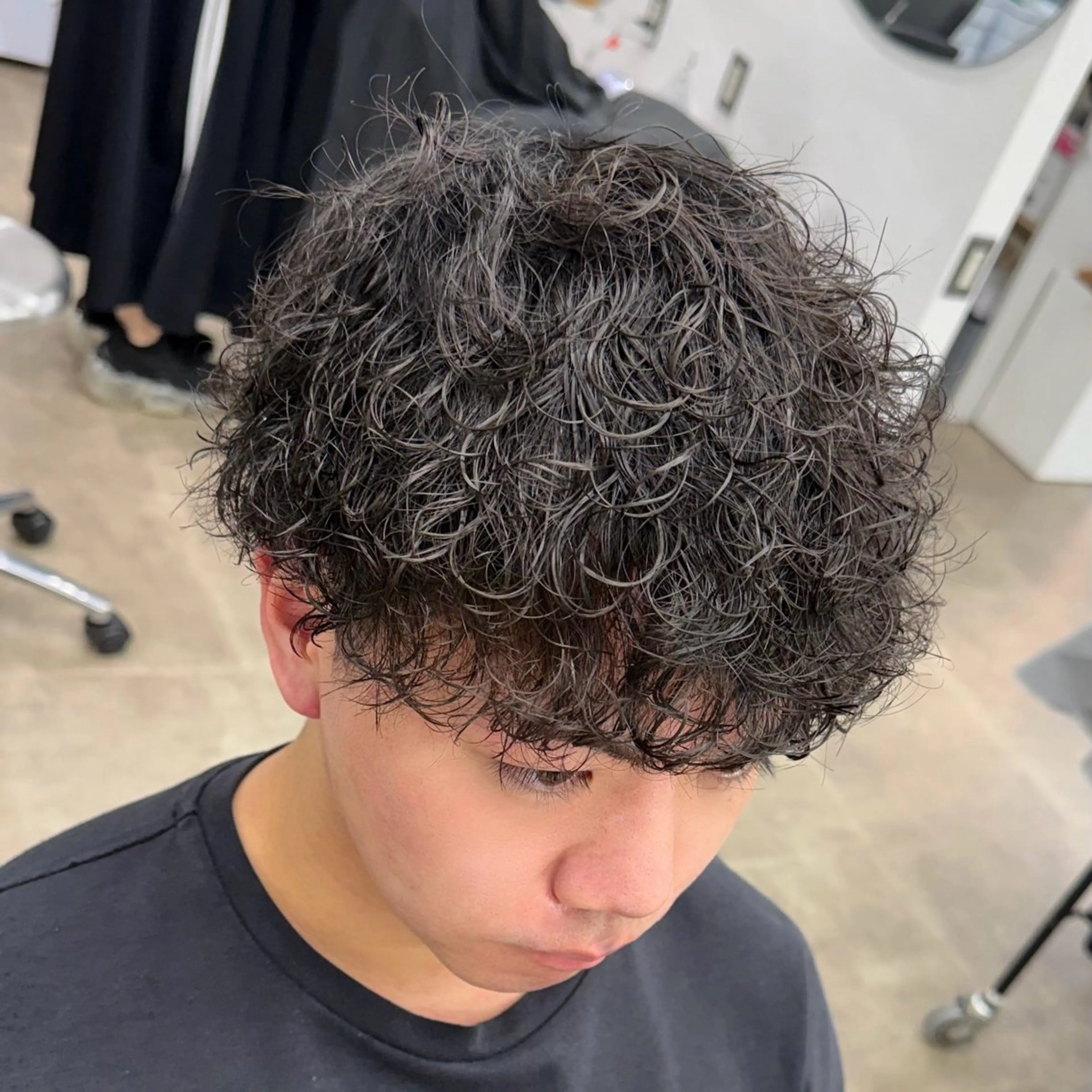 ミディアム メンズ メンズ特化美容師 🐈‍⬛RUNAのヘアスタイル