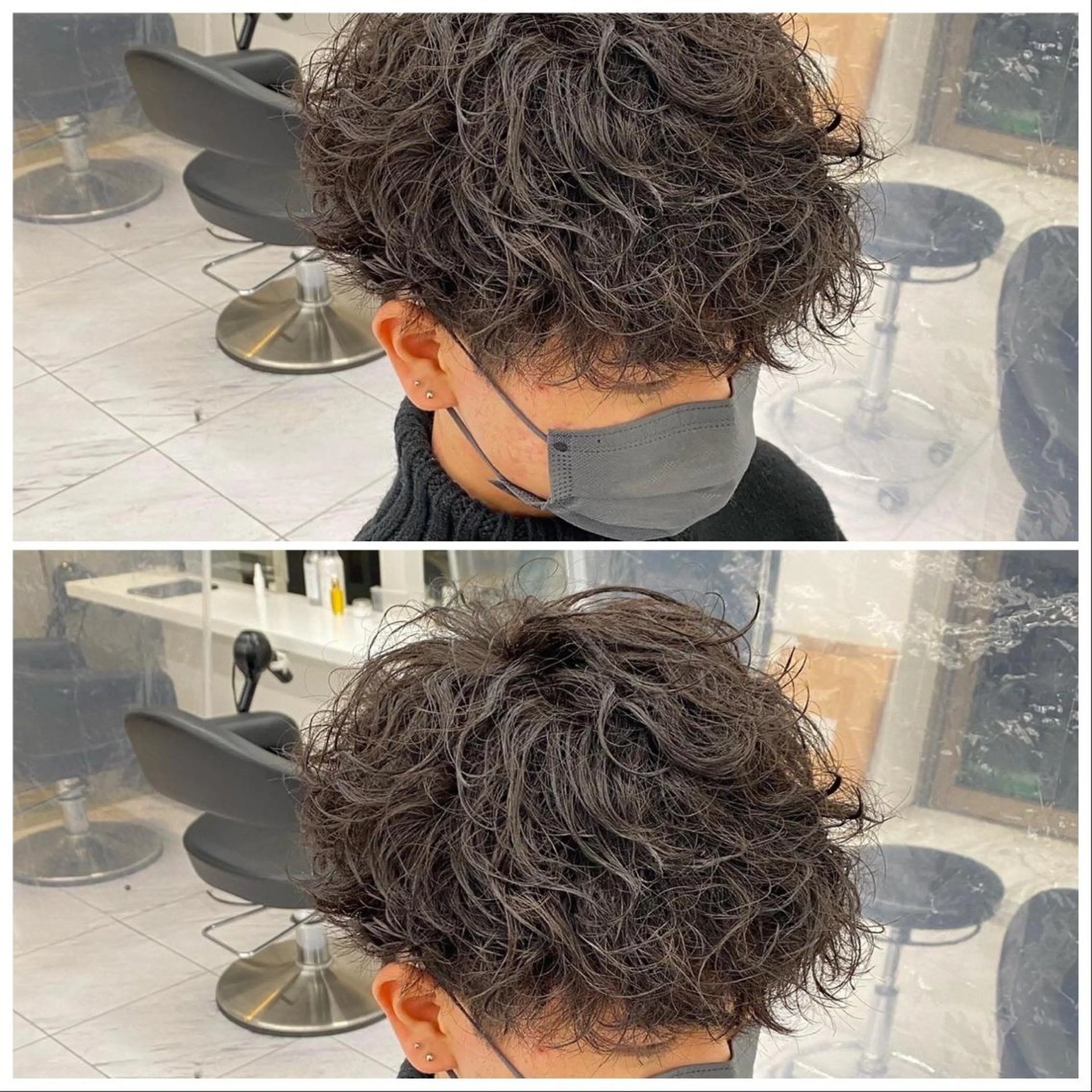 ショート パーマ メンズ 【メンズサロン】 BLUCK 横浜のヘアスタイル