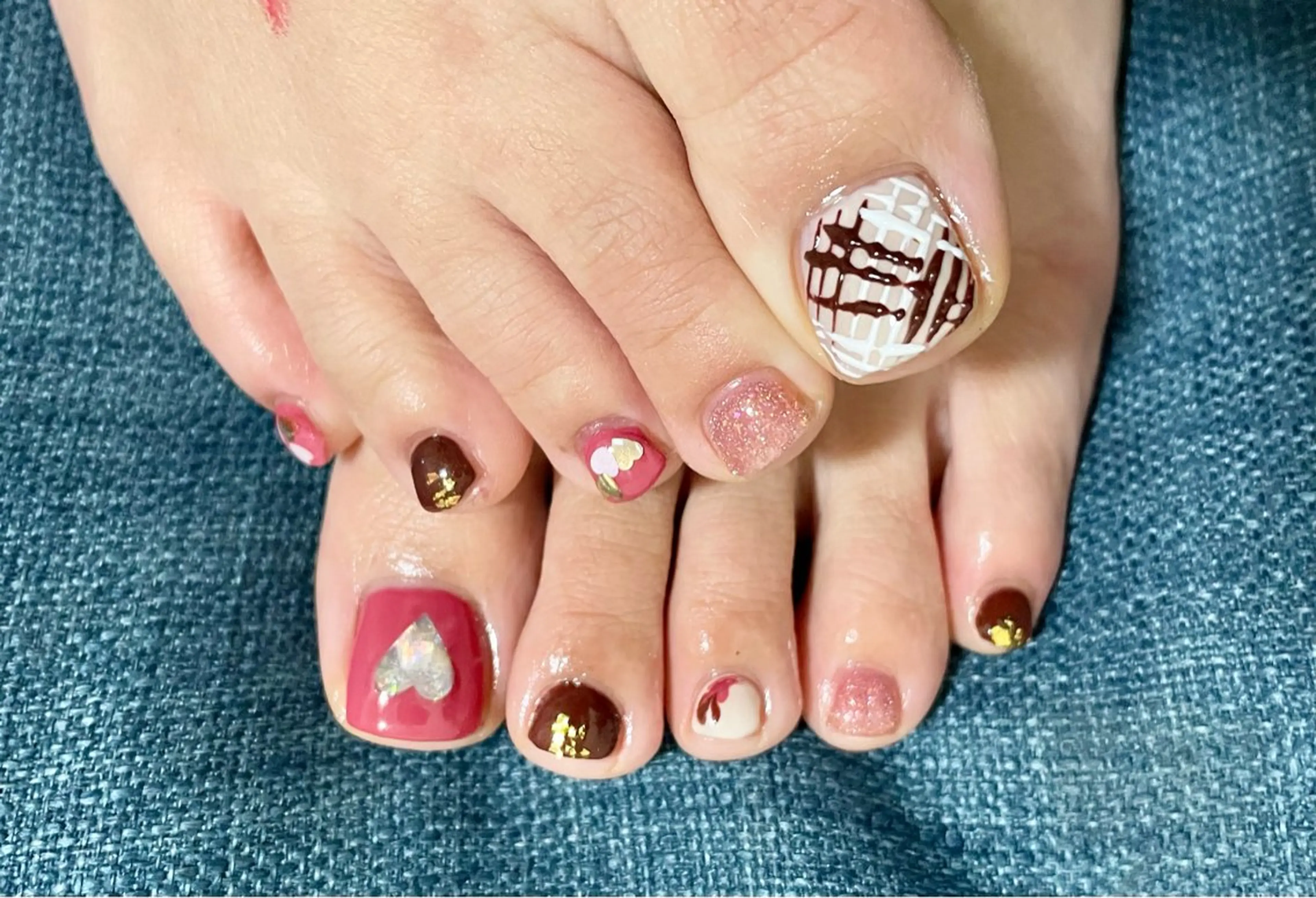 ネイル フットネイル nail salon HIRUKANAのネイルデザイン