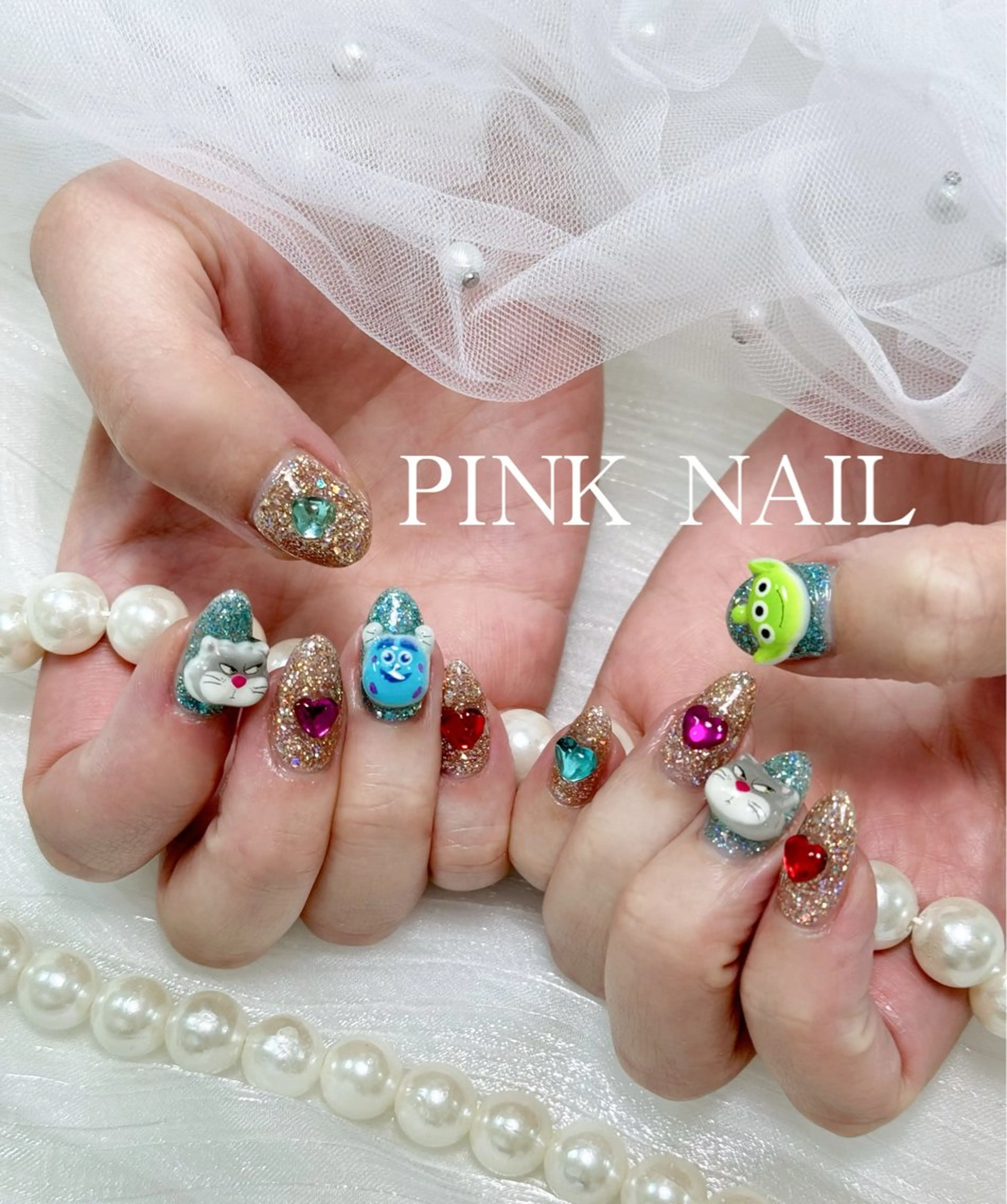 ネイル ハンドネイル pink nailのネイルデザイン