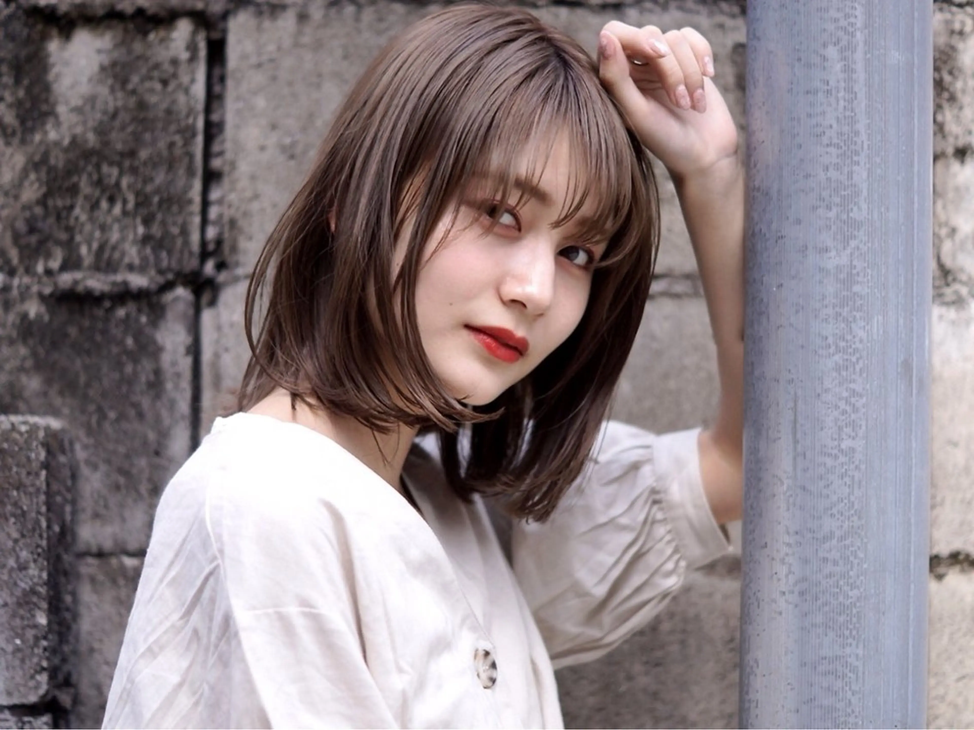 セミロング カラー 髪質改善 / NANAのヘアスタイル