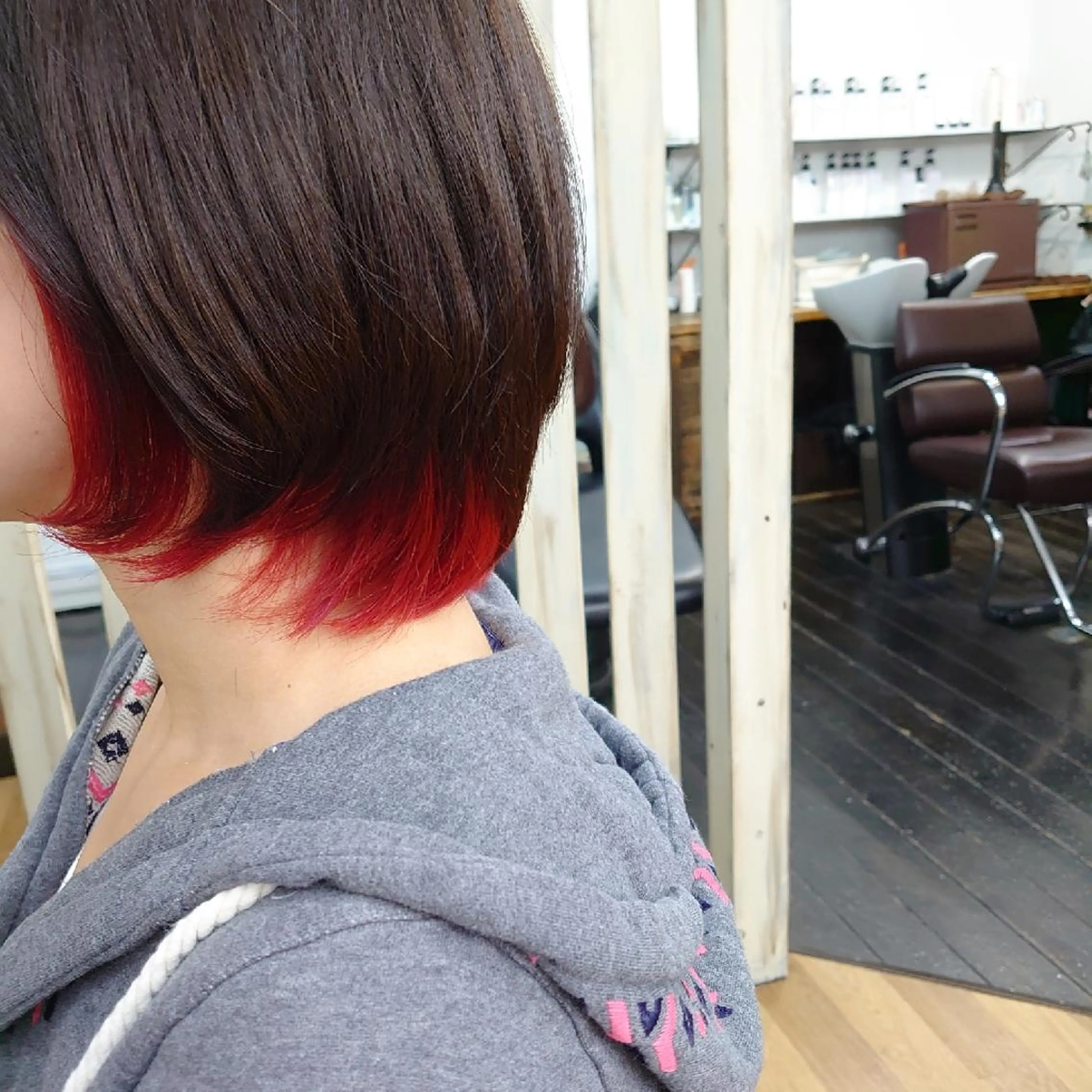 カラー インナーカラー ヘアカラー 中村 恵二のヘアスタイル