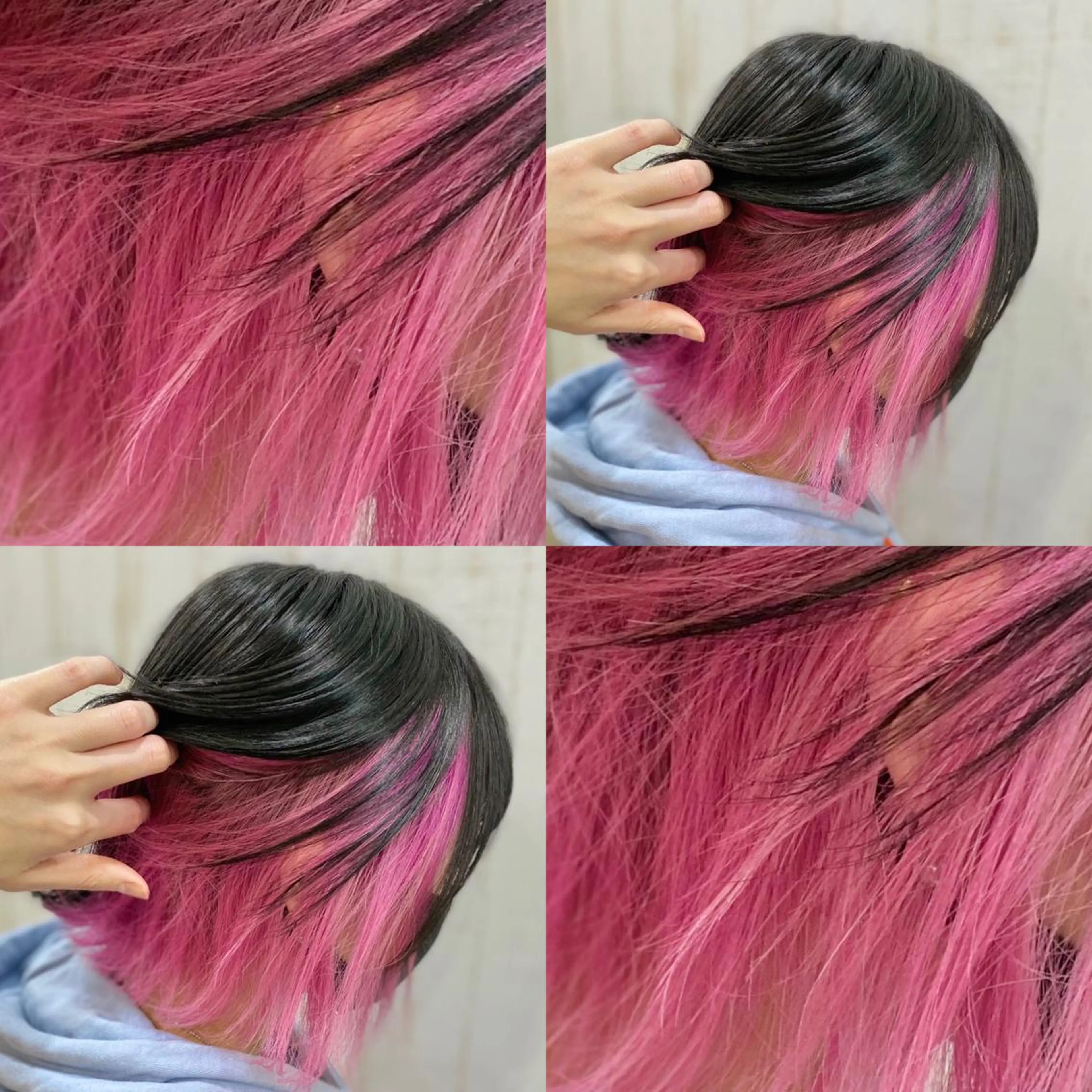 ショート カラー ハイトーン💫 エクステ💫maiのヘアスタイル