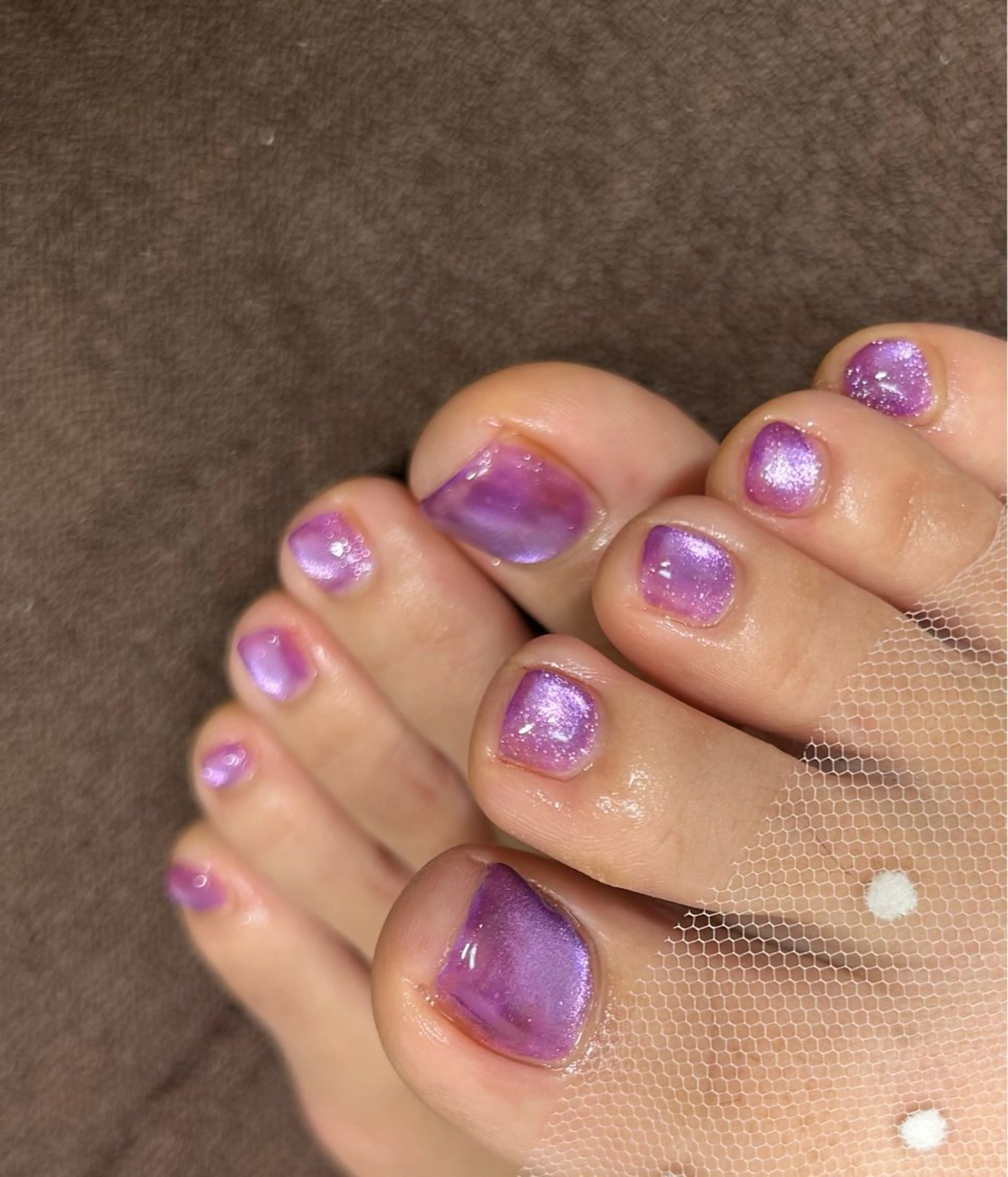 ネイル マグネットネイル フットネイル Bell Nailのネイルデザイン