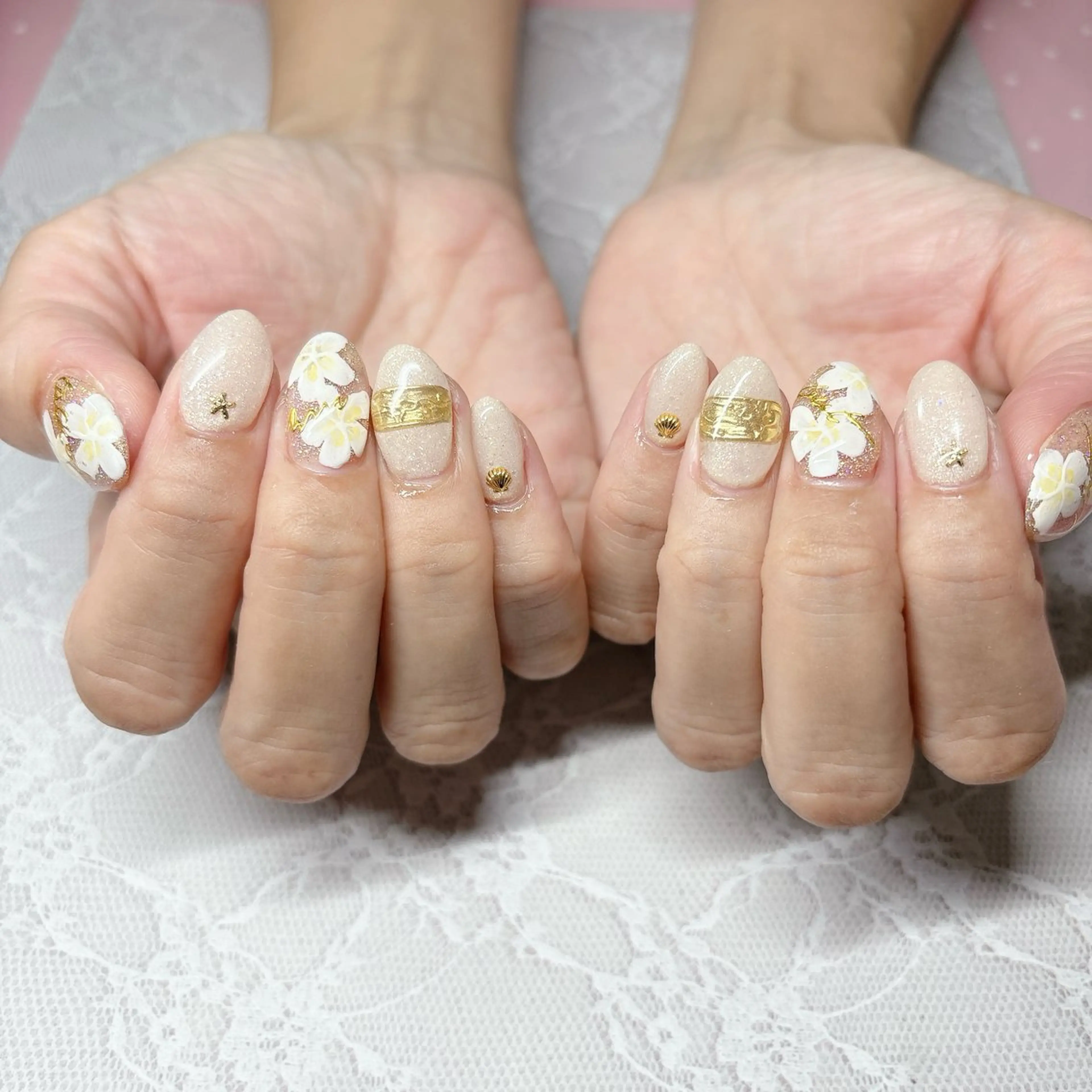 ネイル クレアトゥール華所属・クレアトゥール華 西村のネイルデザイン