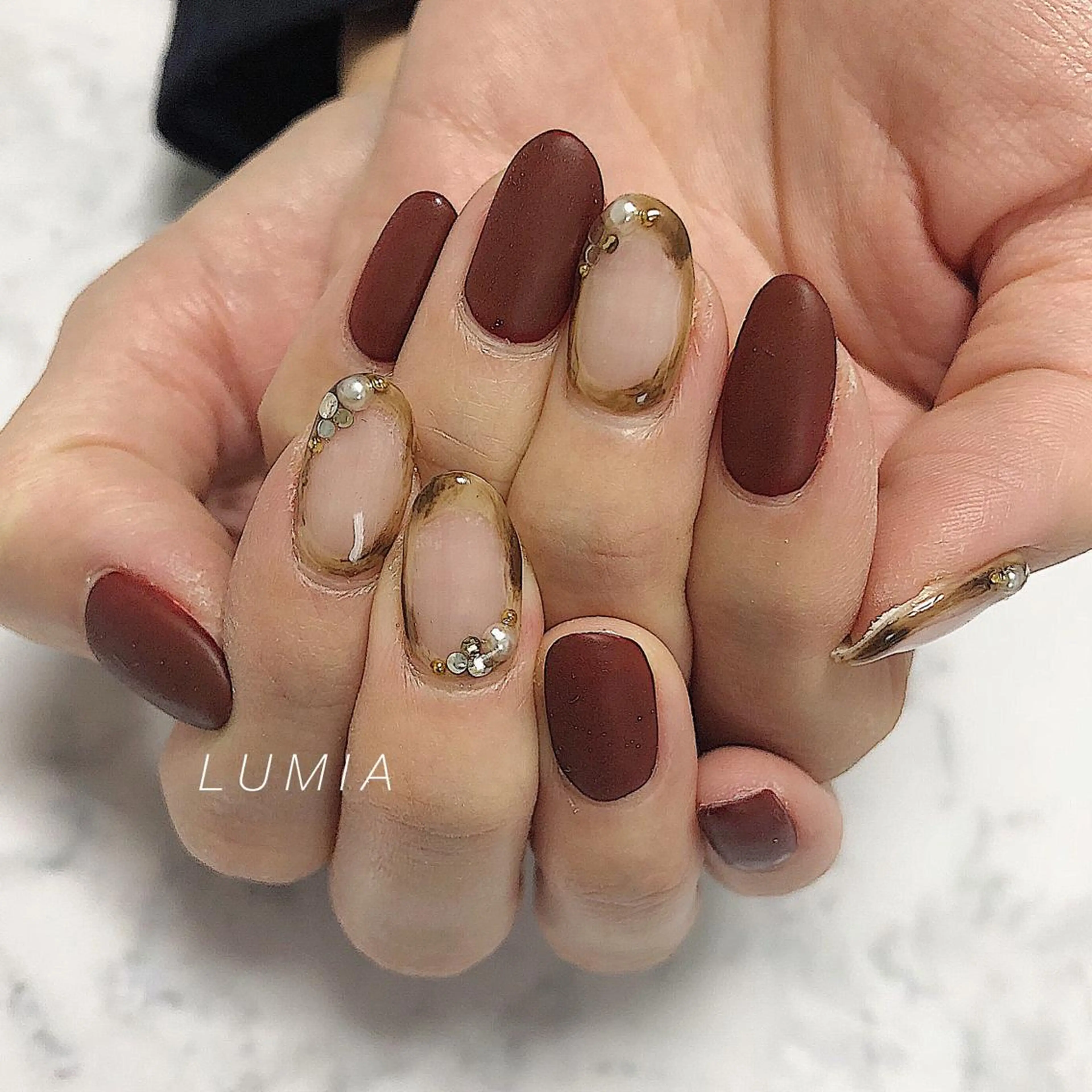 ネイル nail&eyelash Rine所属・Rine 放出 (リネ)のネイルデザイン