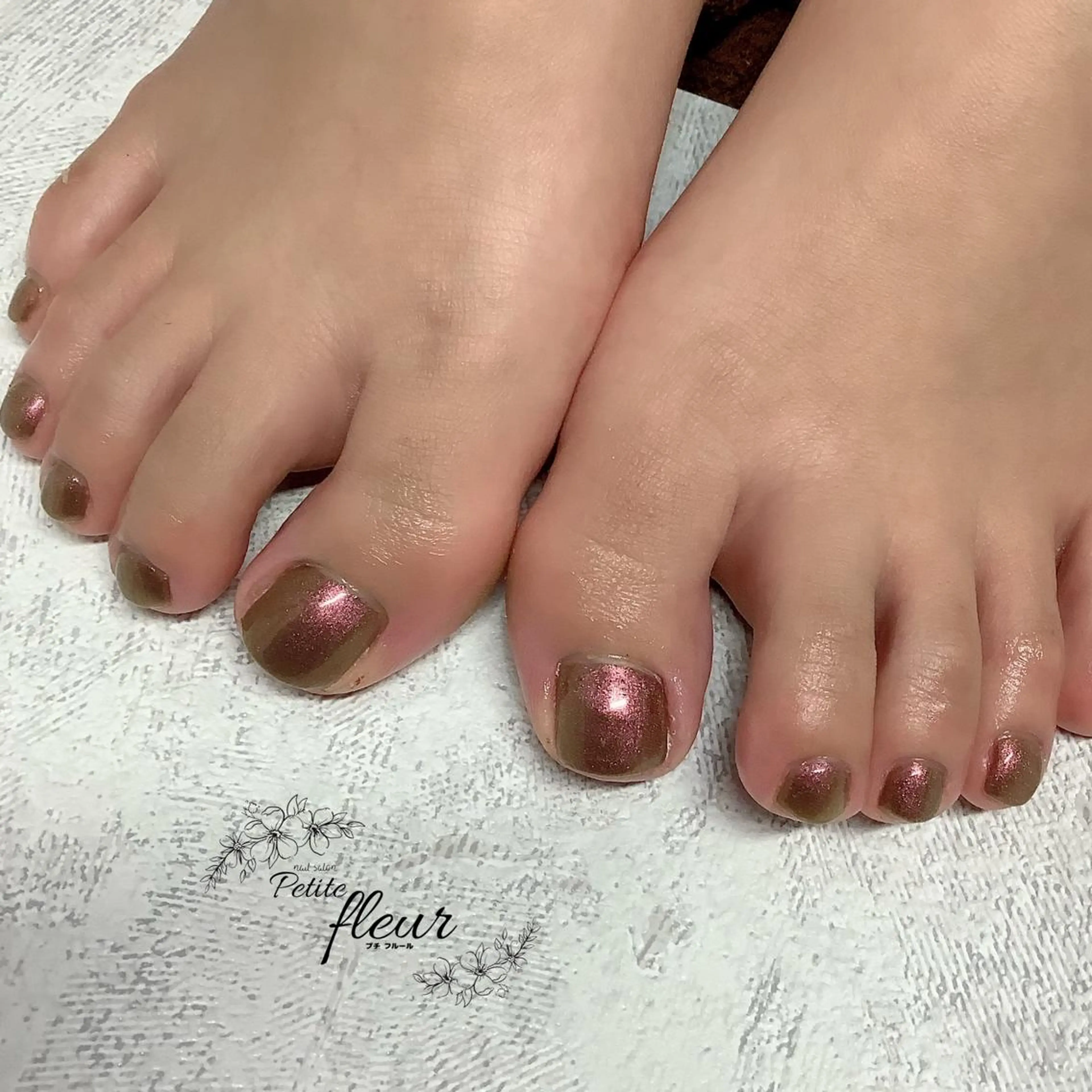 【フット】ワンカラーの写真