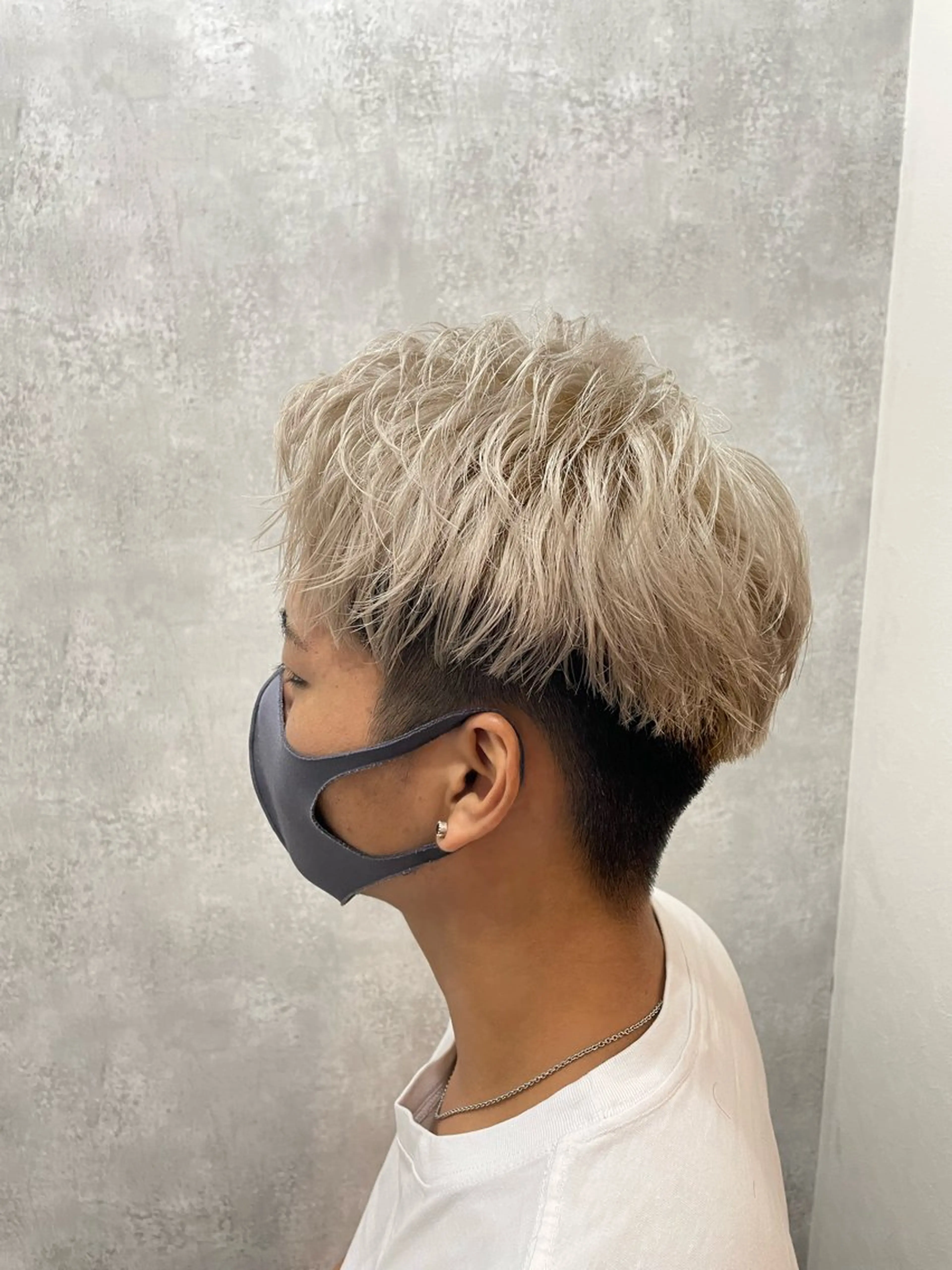 ショート カラー メンズ 高井 柊のヘアスタイル