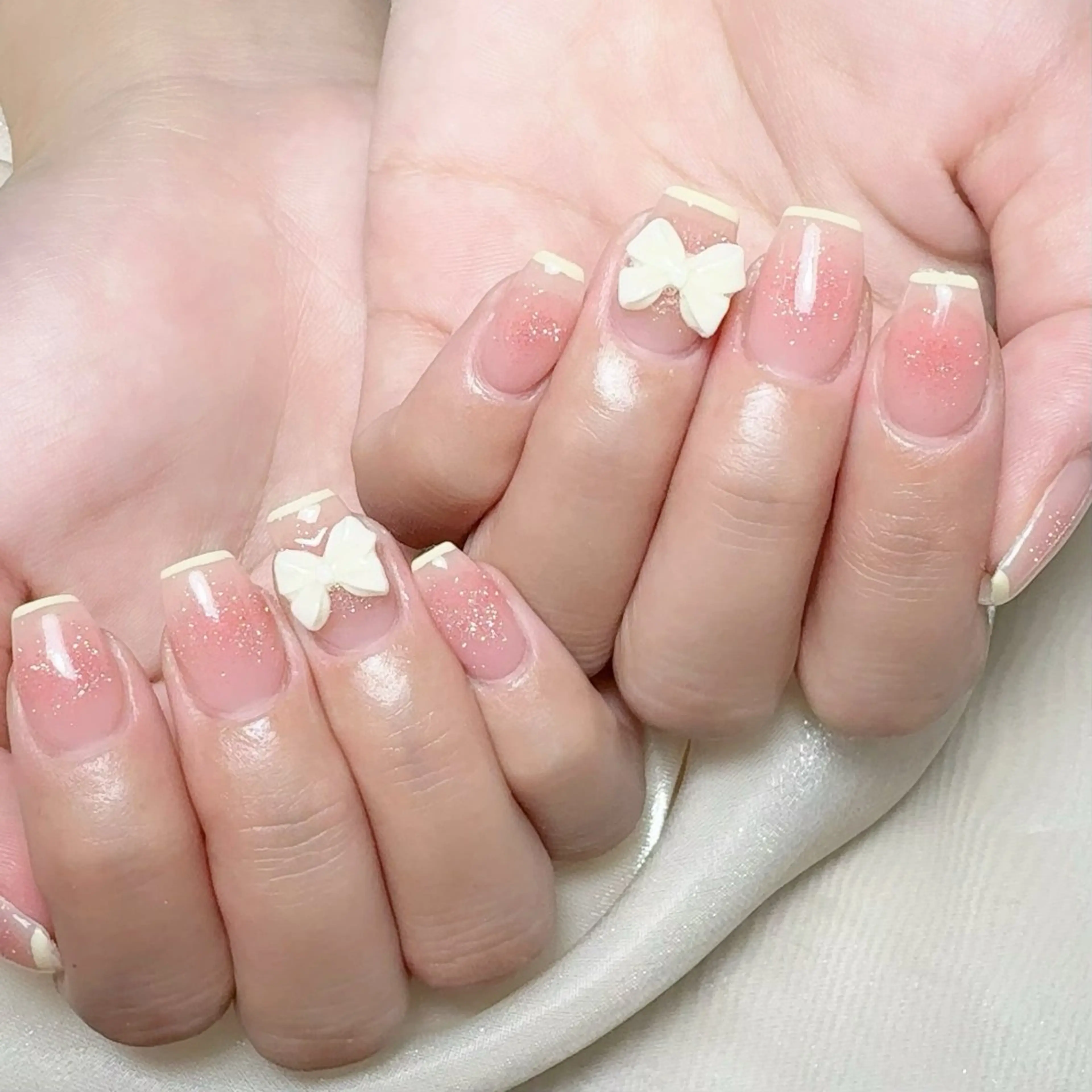 メンズ ネイル メンズ韓国風 アートネイル オーロラネイル ガーリー キラキラネイル ハンドネイル Nail salon 木にいるのネイルデザイン